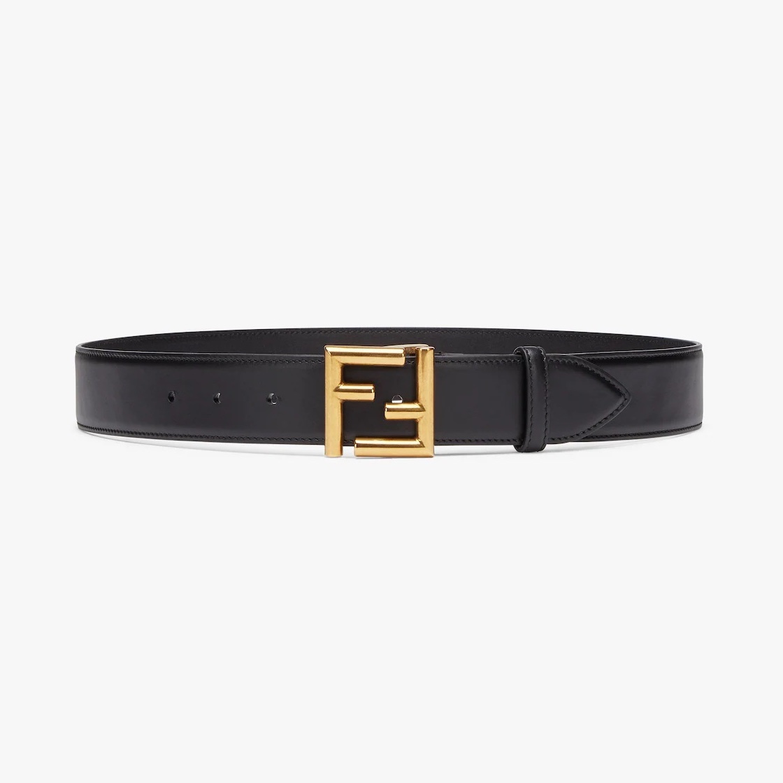  Fendi Black Leather Belt $4,100