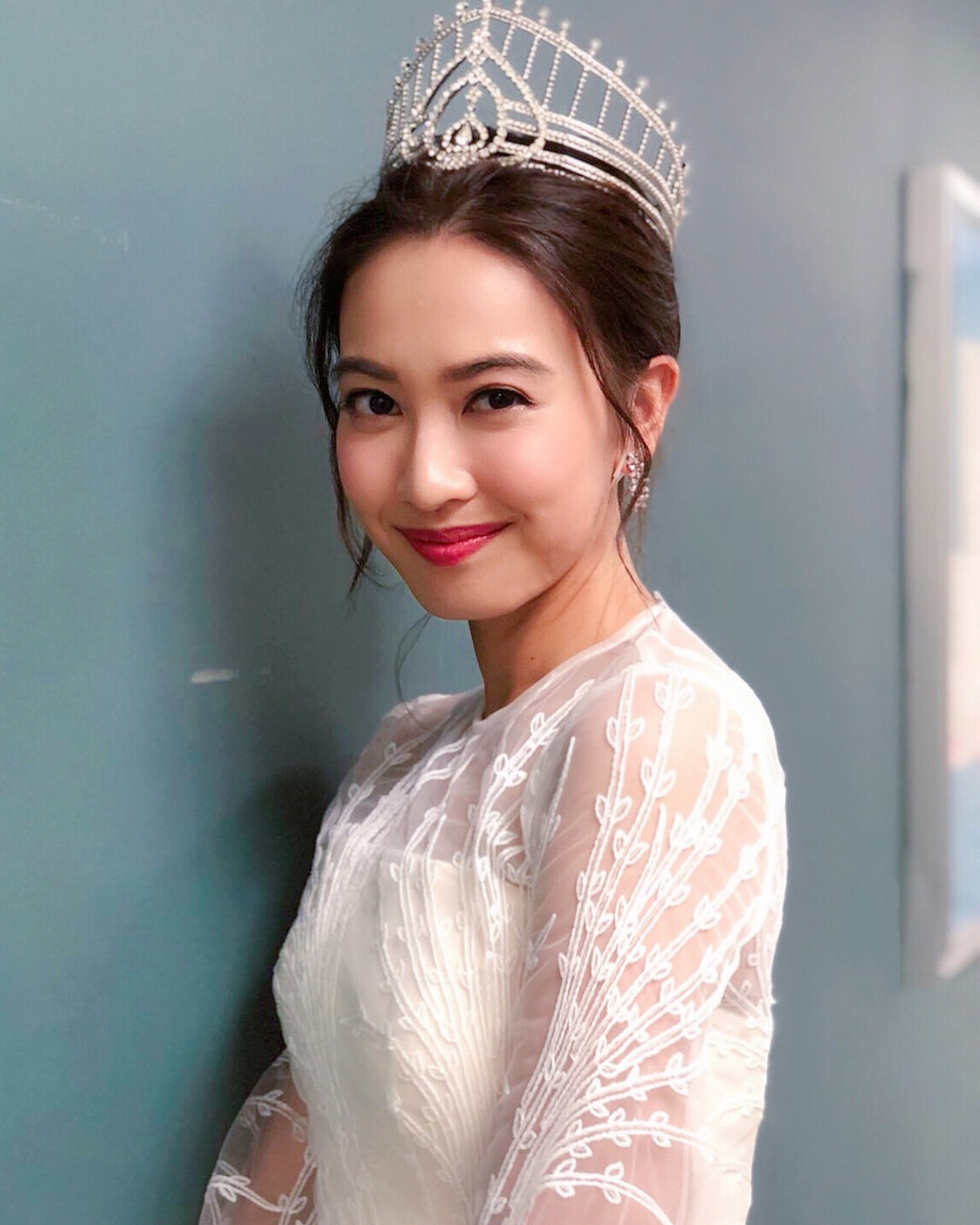 朱千雪出名美麗與智慧並重。