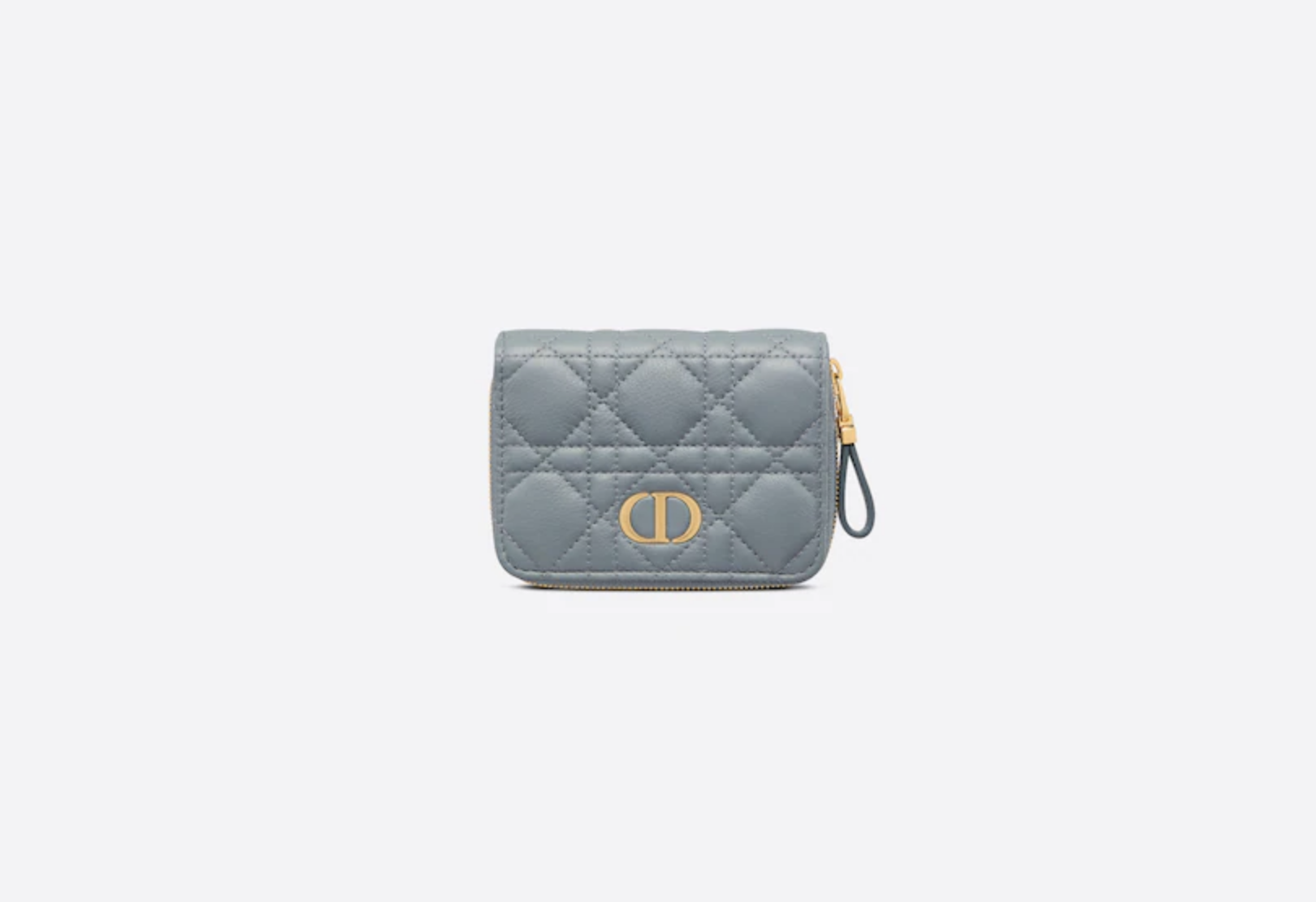 雙子座銀包推介:DIOR DIOR CARO 小型拉鏈銀包 $6,850