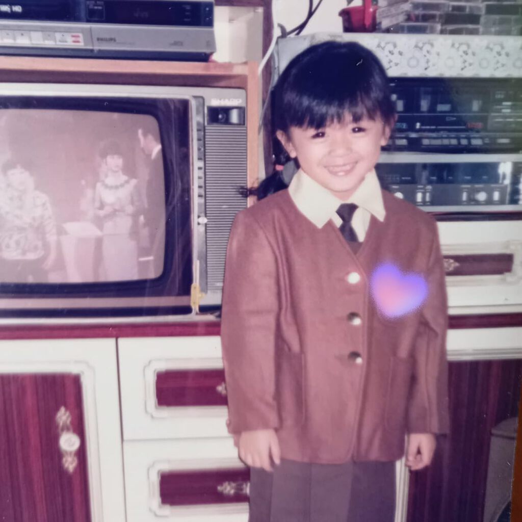 唐寧曾經在90年代被譽為「最美童星」