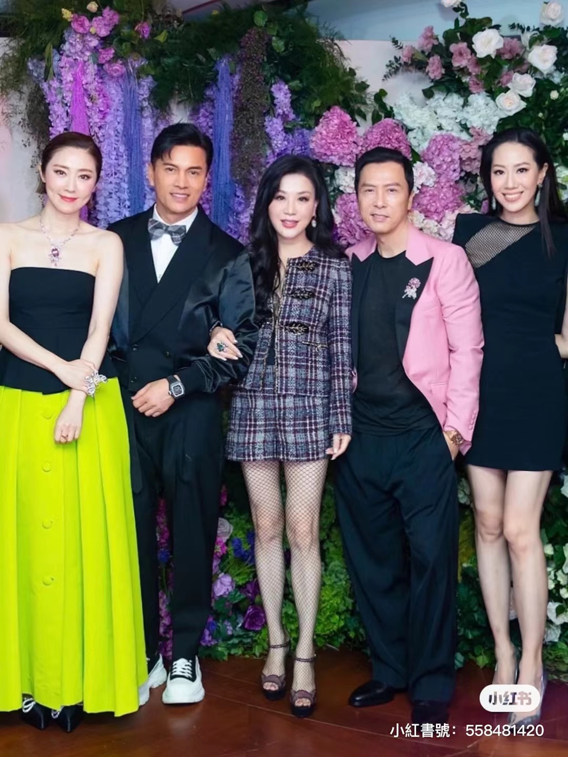 張玉珊獲得圈中好友呂良偉夫婦、甄子丹夫婦、周勵淇為她慶祝48歲生日。