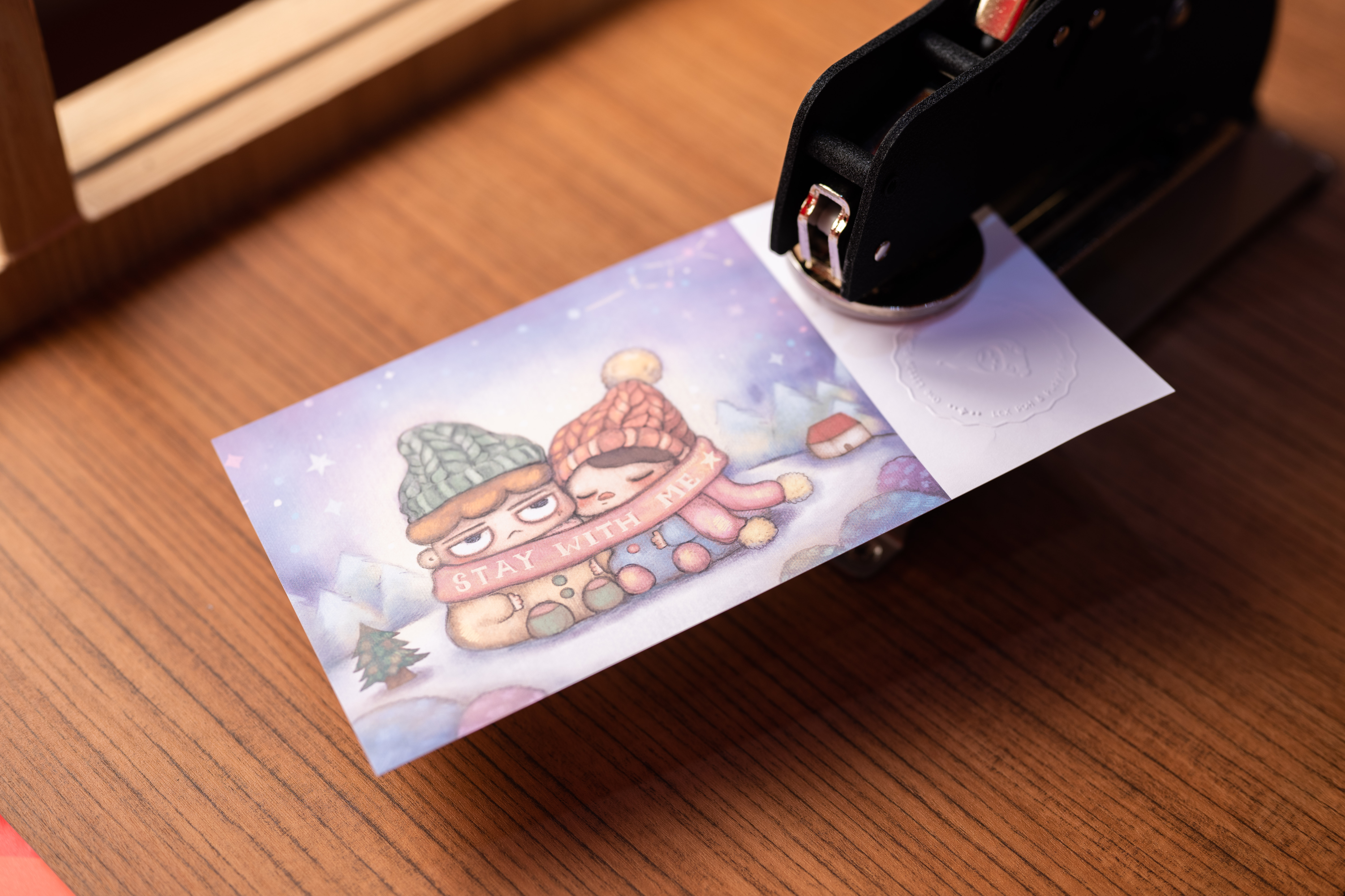 小鎮上每個景點都設有鋼印印章