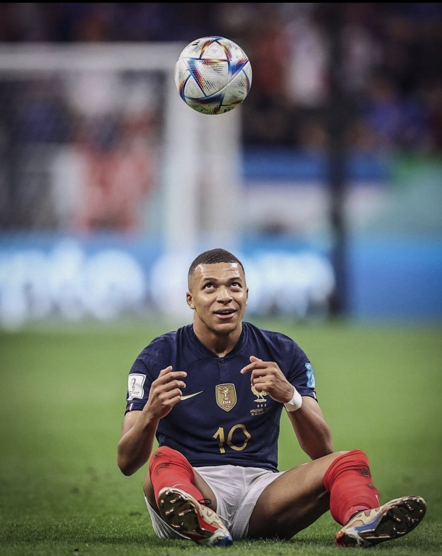 2022世界盃決賽周上屆冠軍法國隊的主力基利安麥巴比，今屆世界盃已獨取5個入球。