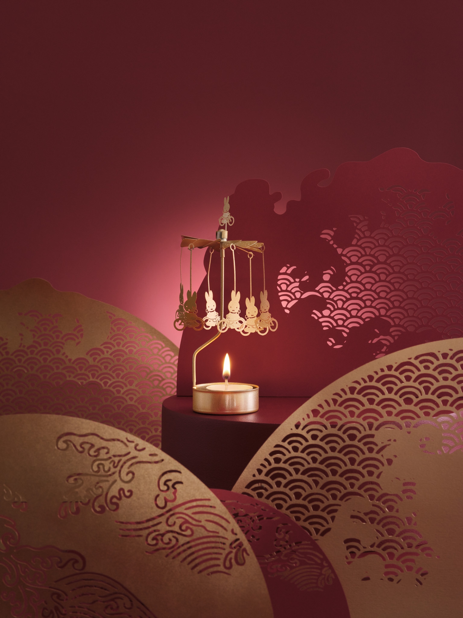 Rituals x Miffy鍍金旋轉燭台