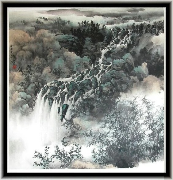 陳勉良最擅長繪畫山水畫和自然寫生