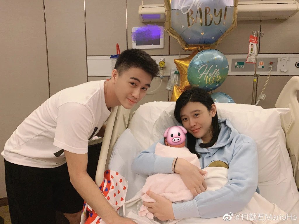 奚夢瑤婚後誕下一子一女湊成「好」字。