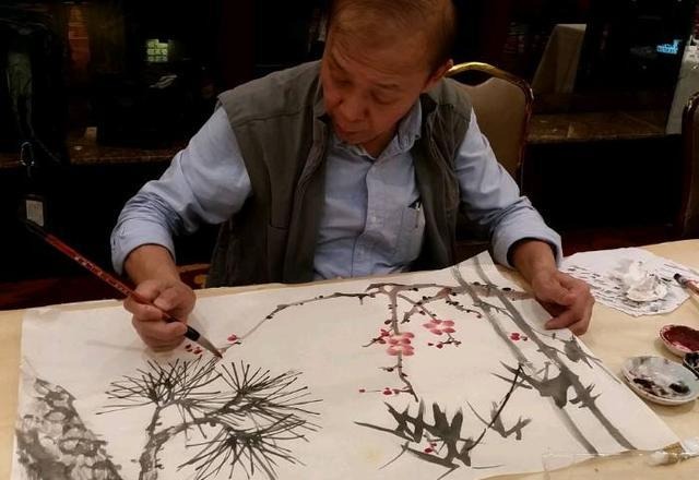 陳勉良從小便對國畫有濃厚興趣