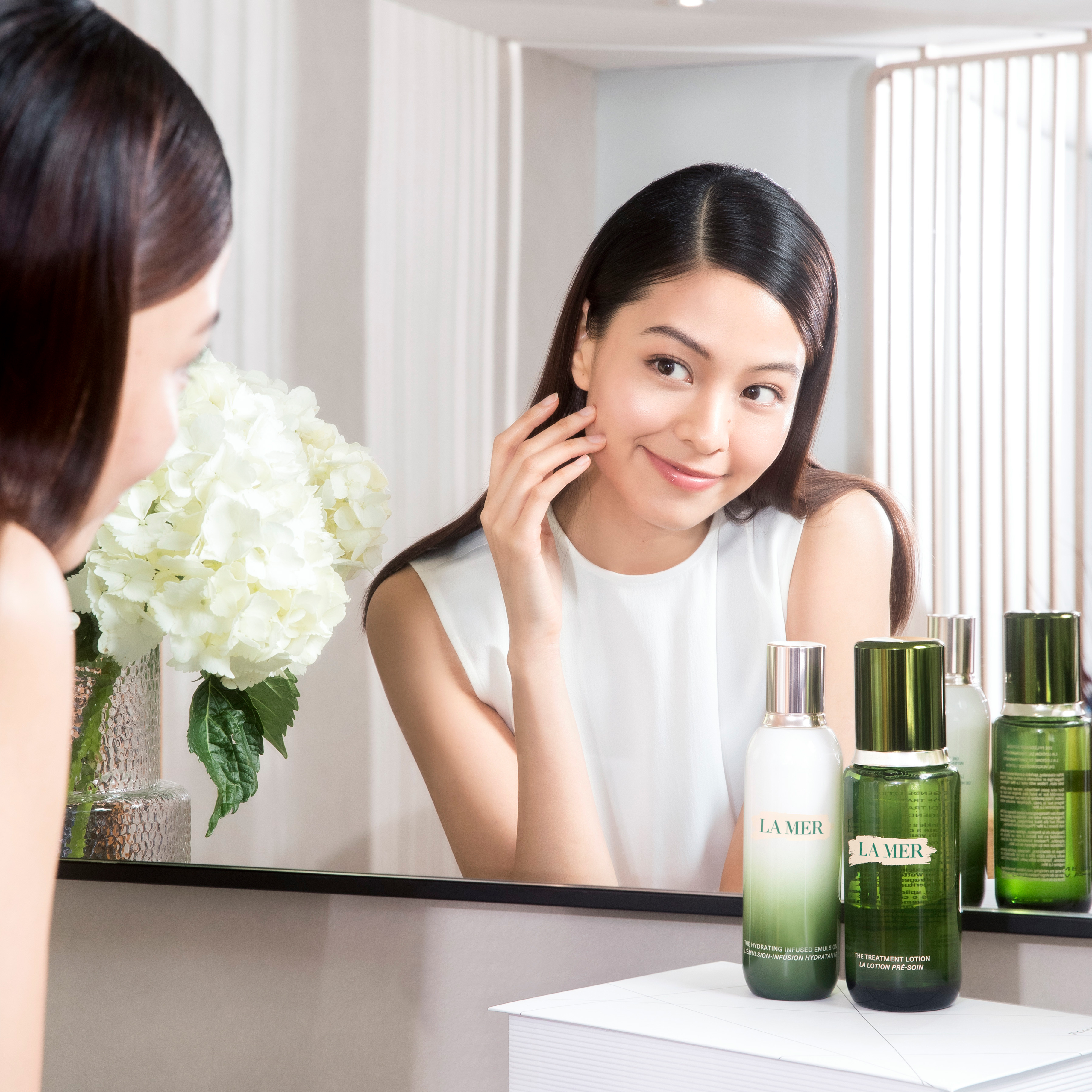 Amy 早已是 La Mer 的忠粉，3 年前已經開始用肌底修護液，經常空瓶回購。