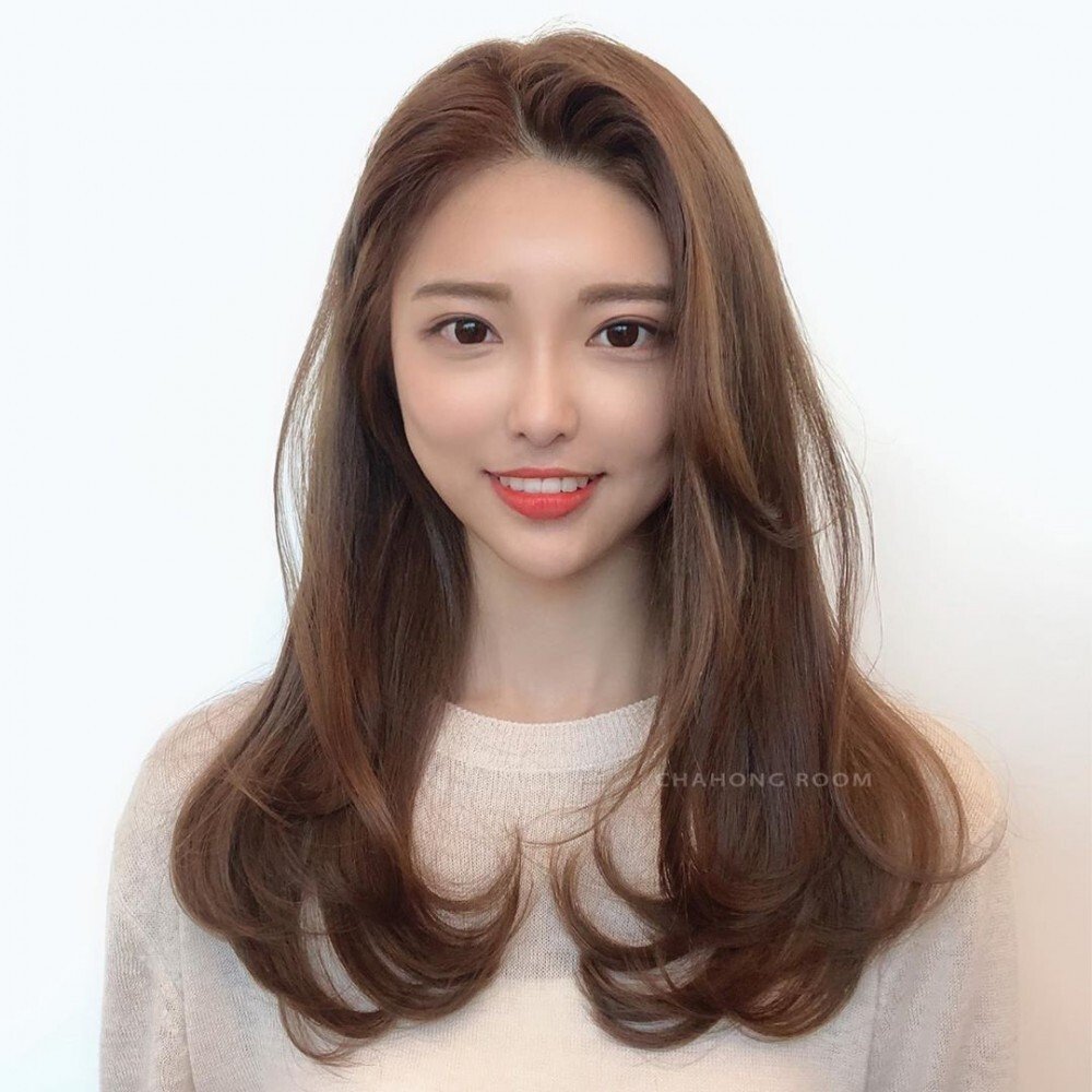 蜂蜜茶棕髮色。