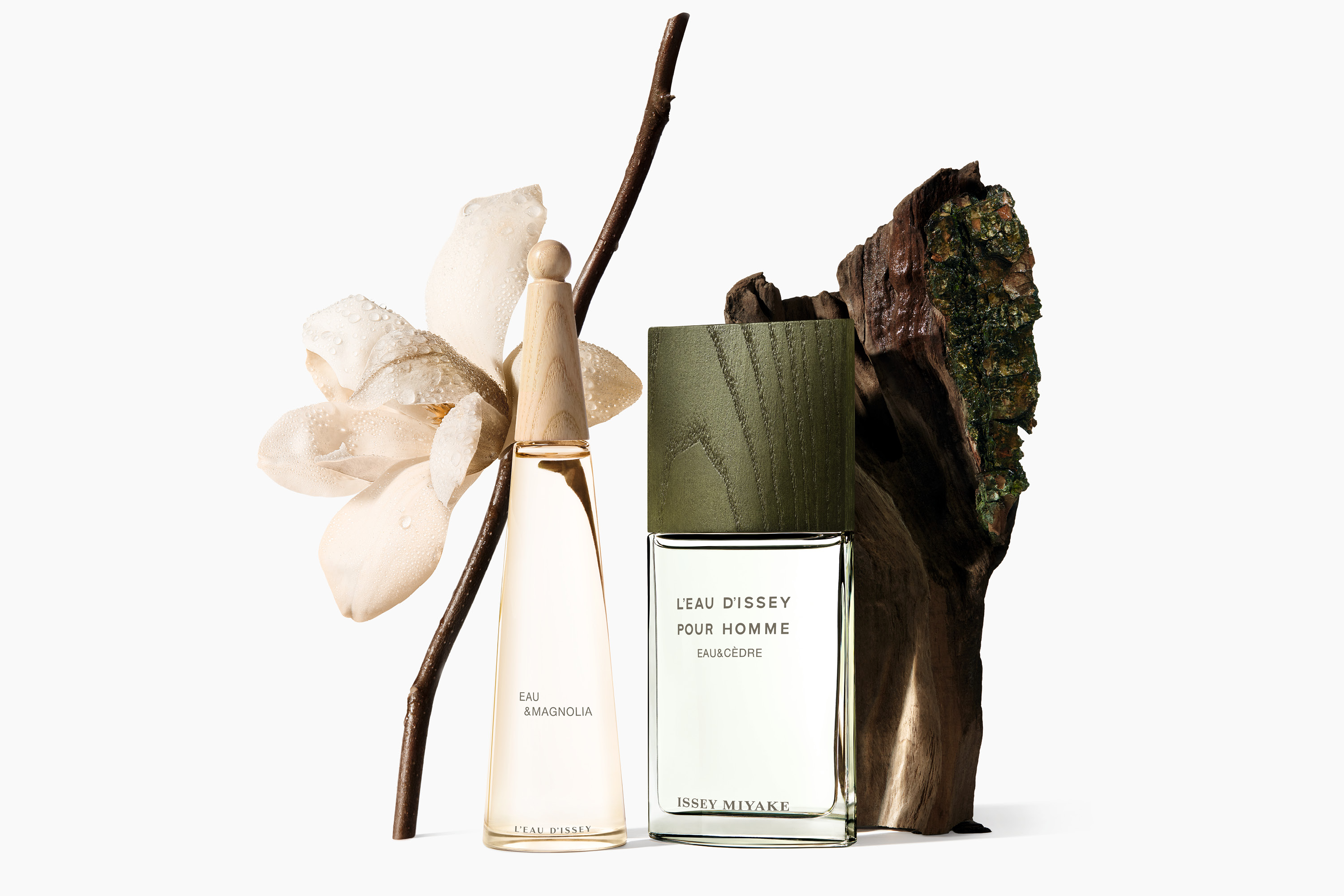 (左)ISSEY MIYAKE Parfums - L’Eau d’Issey Eau&Magnolia 淡香氛 (右)ISSEY MIYAKE Parfums - L'Eau d'Issey pour Homme Eau&Cèdre 淡香氛