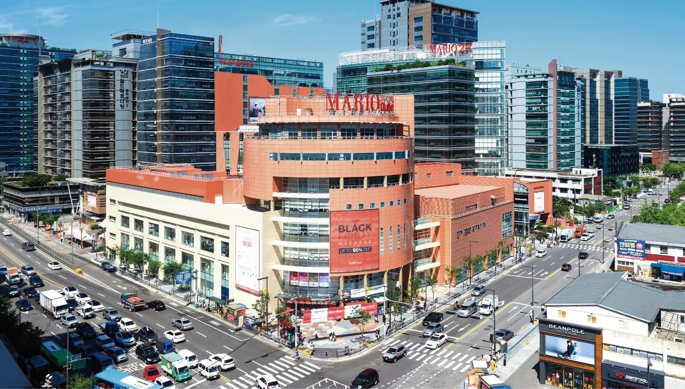 Mario Outlet位於首爾加山數碼園區