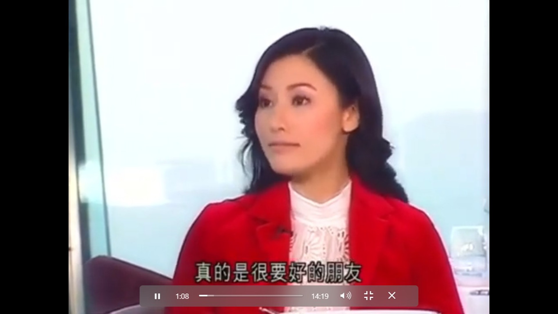 李嘉欣承認當時介入大劉家庭。