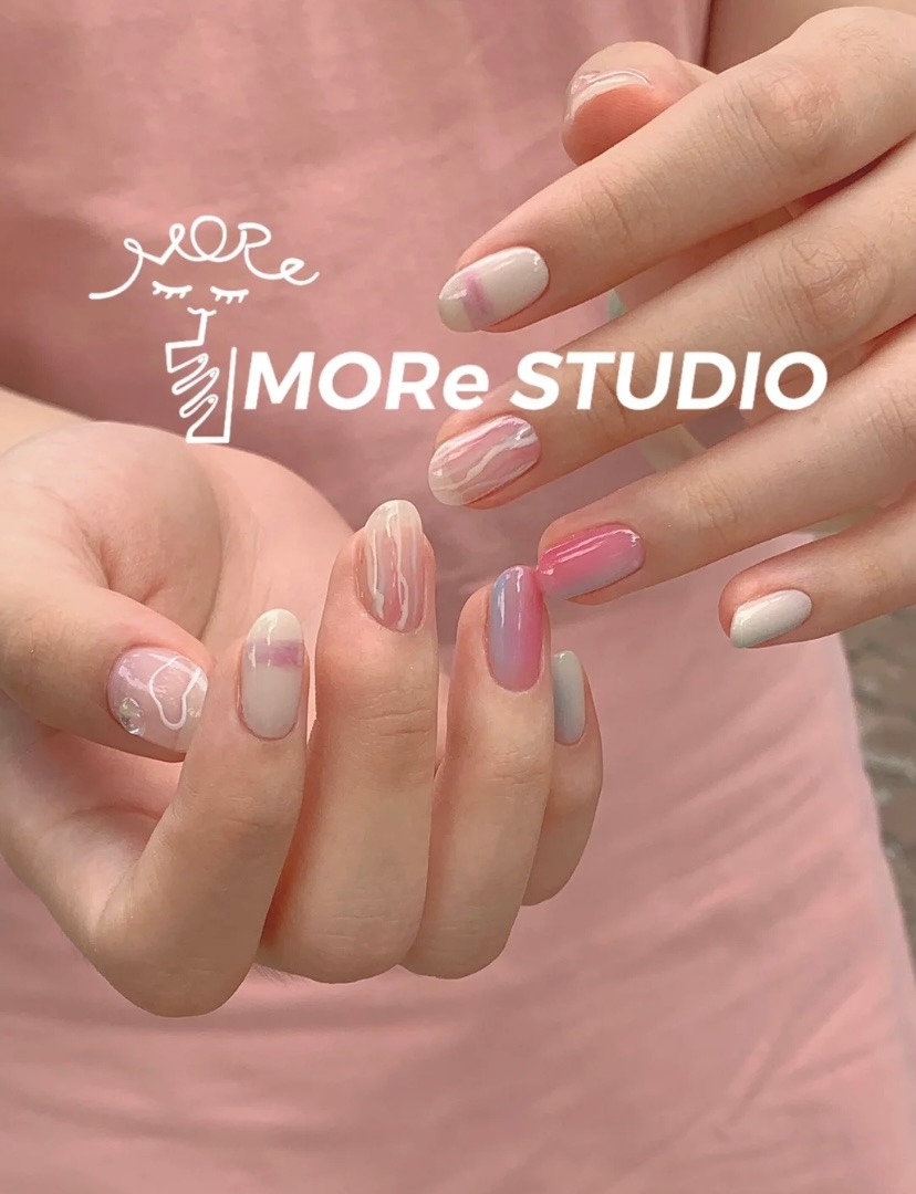 6款奶油粉紫色Gel甲推介 