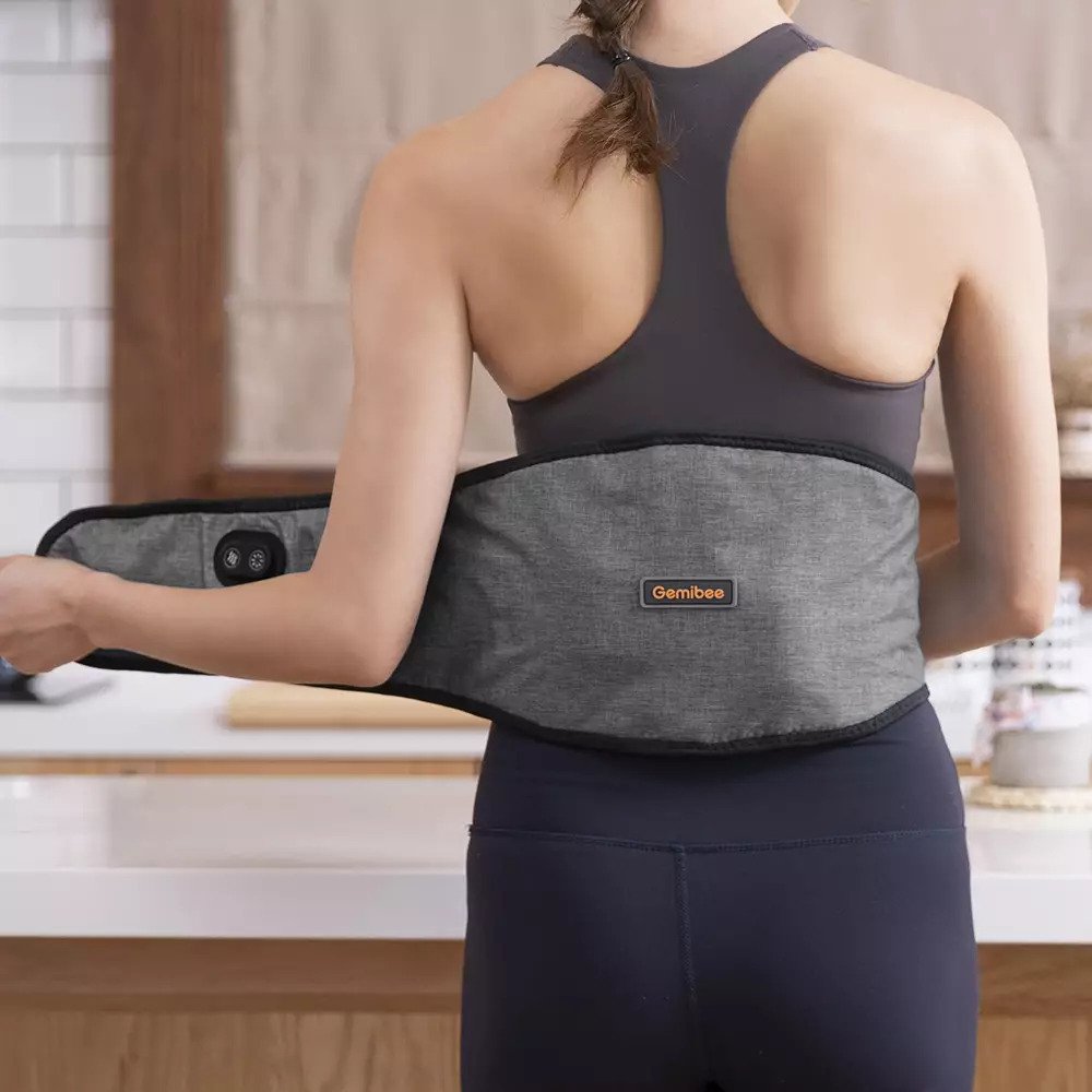 全新升級的Gemibee砭石發熱紓緩腰帶(石墨烯版)結合中醫傳統理療及物理按摩技術。