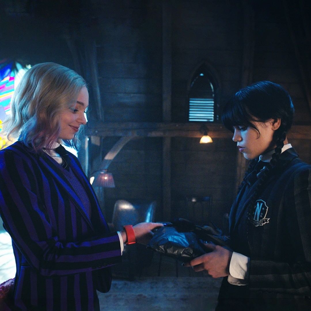 Wednesday在第一季與狼人室友Enid的友誼令人感動