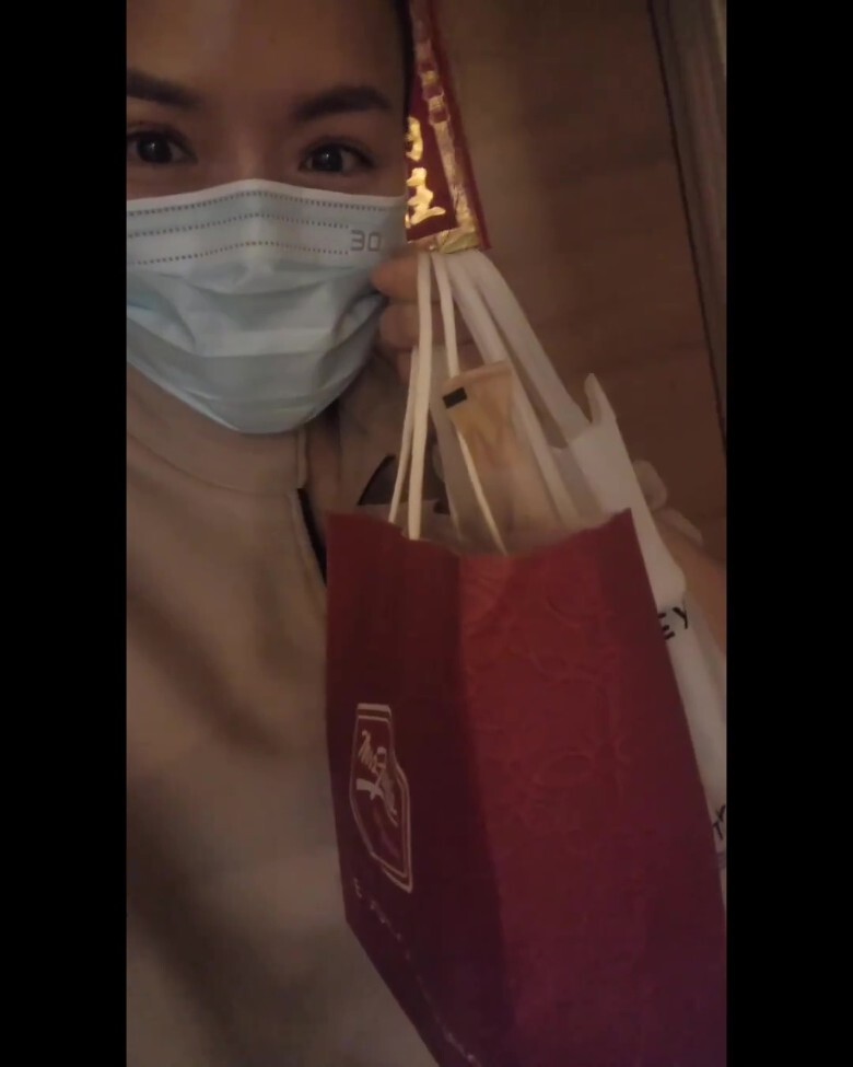 陳茵媺確診日日收陳豪愛心餐。