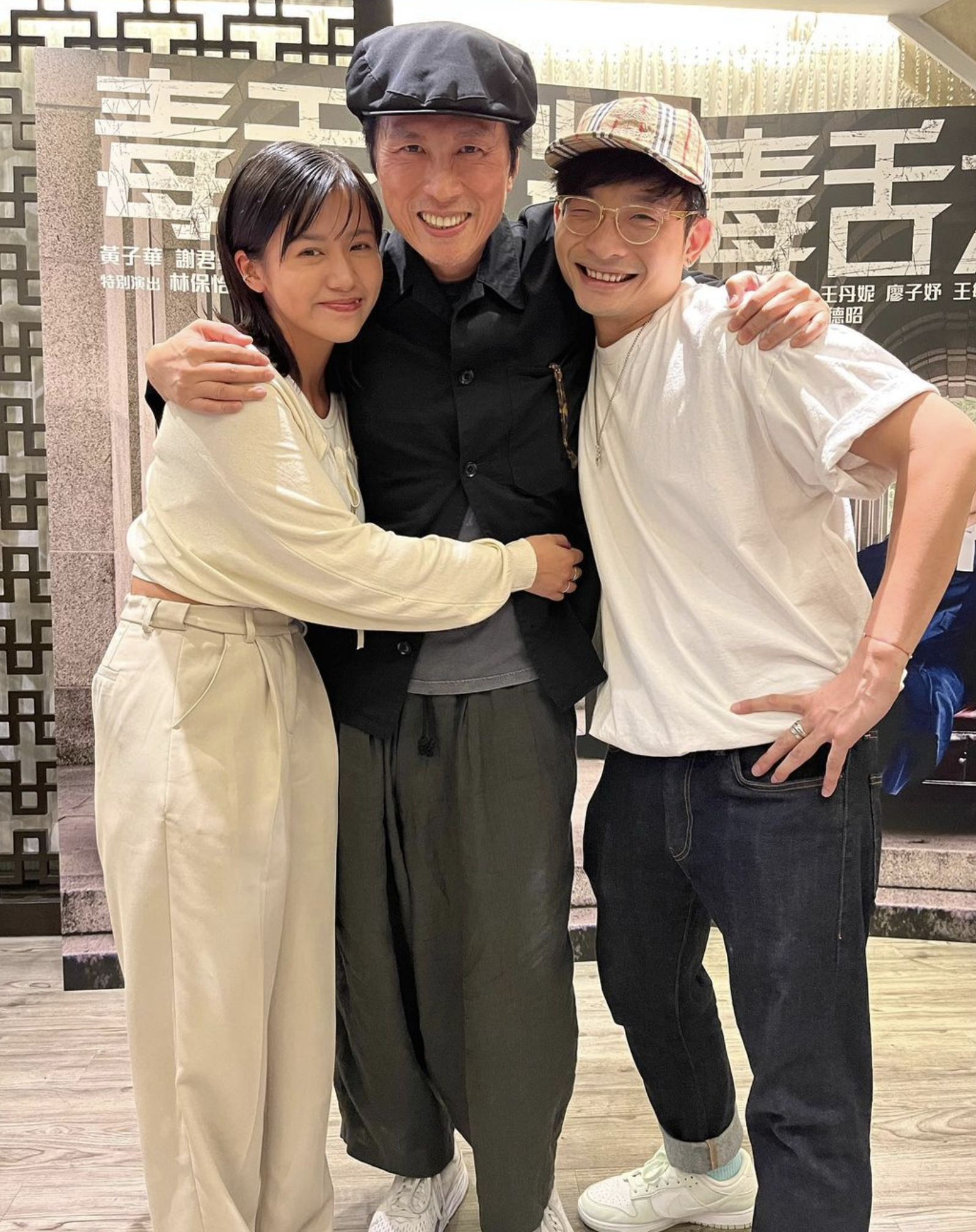 子華指電影中多位新演員都非常用心工作,大家都非常積極、熱血!