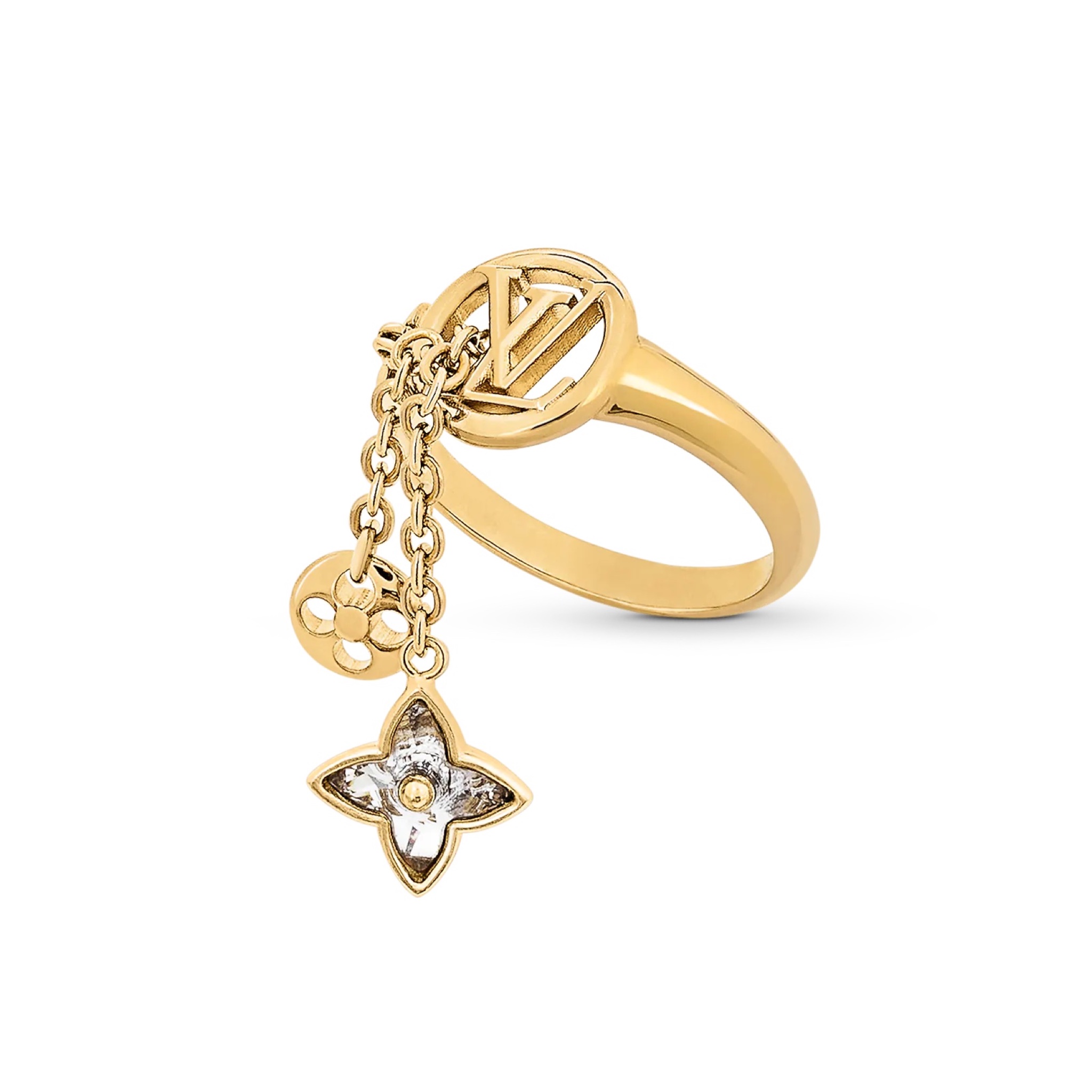 Louis Vuitton My Blooming Strass Ring $2,250