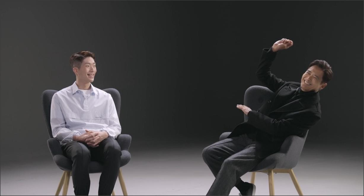 發哥見到現年25歲的張家朗,不禁感嘆自己25歲時正在拍攝《上海灘》。