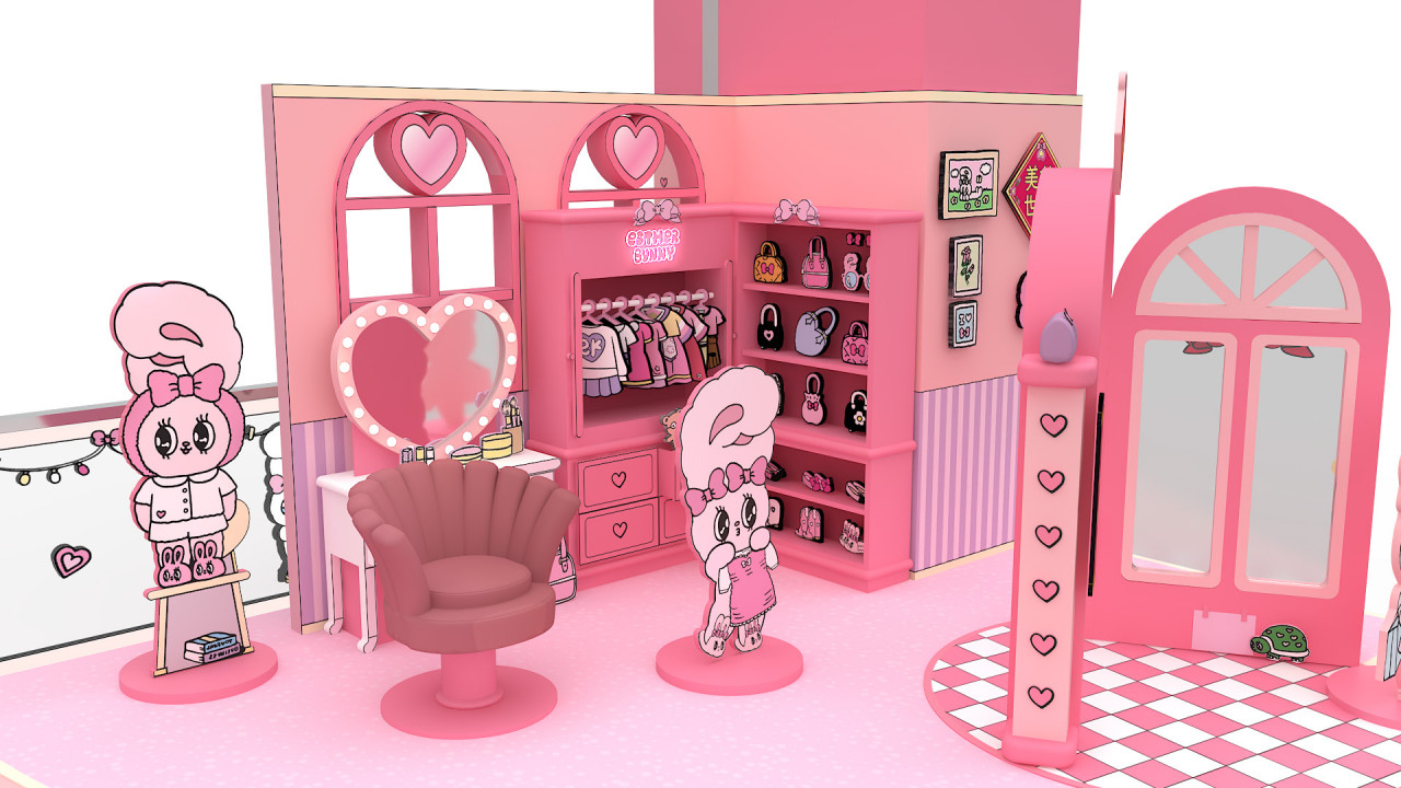 尖沙咀LCX今次就找來韓國人氣高企的Esther Bunny向大家拜年