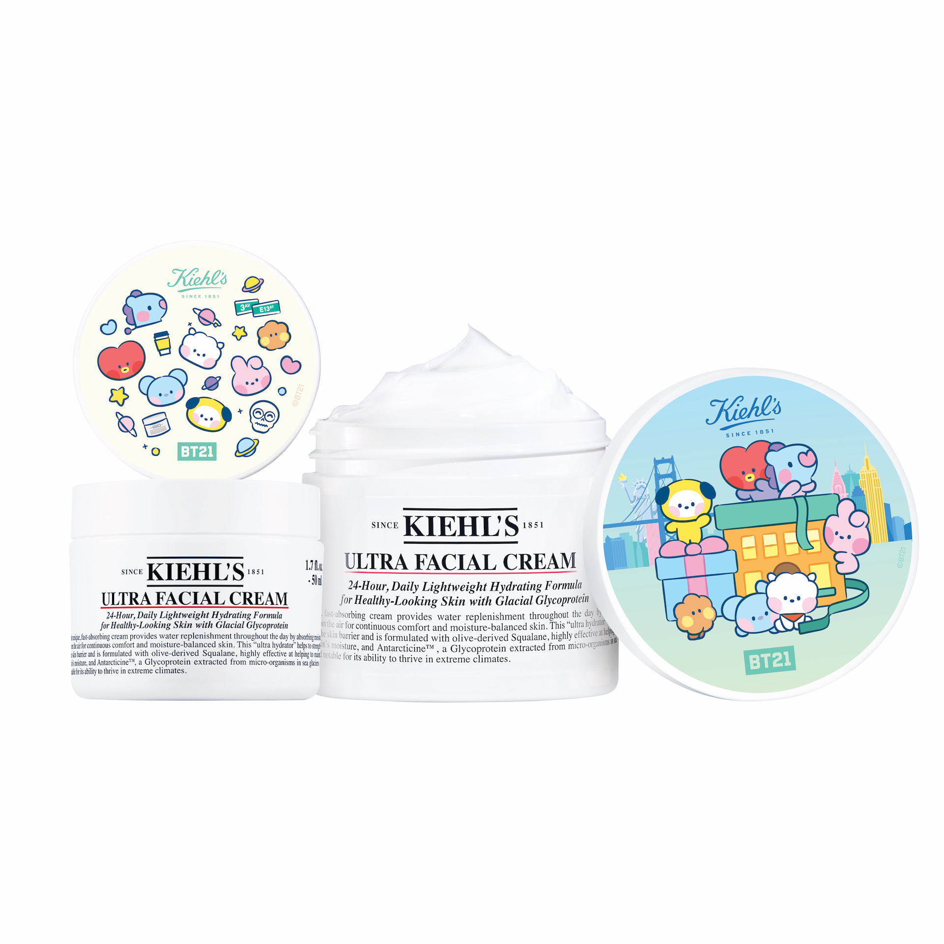 Kiehl’s特別推出兩款BT21 | Kiehl's 特效保濕乳霜(BT21 minini 限定版)及多款購物禮遇!