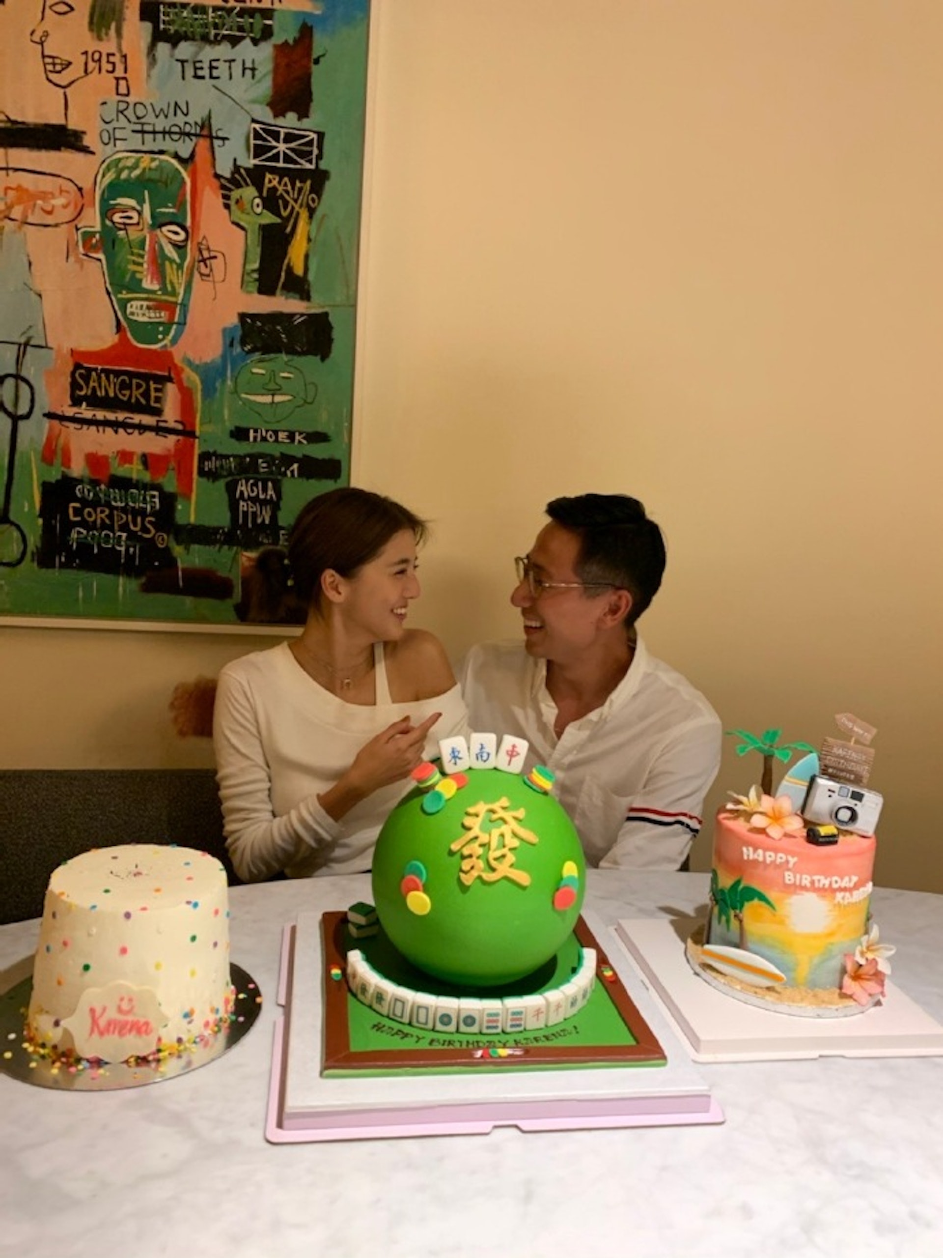 吳千語與施伯雄多次被催婚。