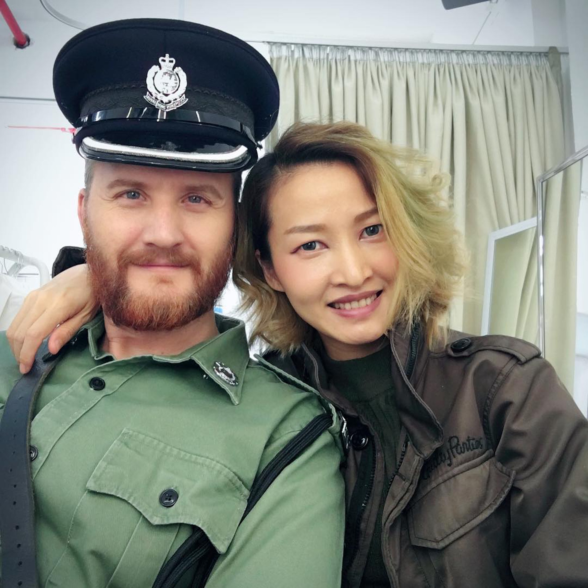 布偉傑(阿一)與前妻合照