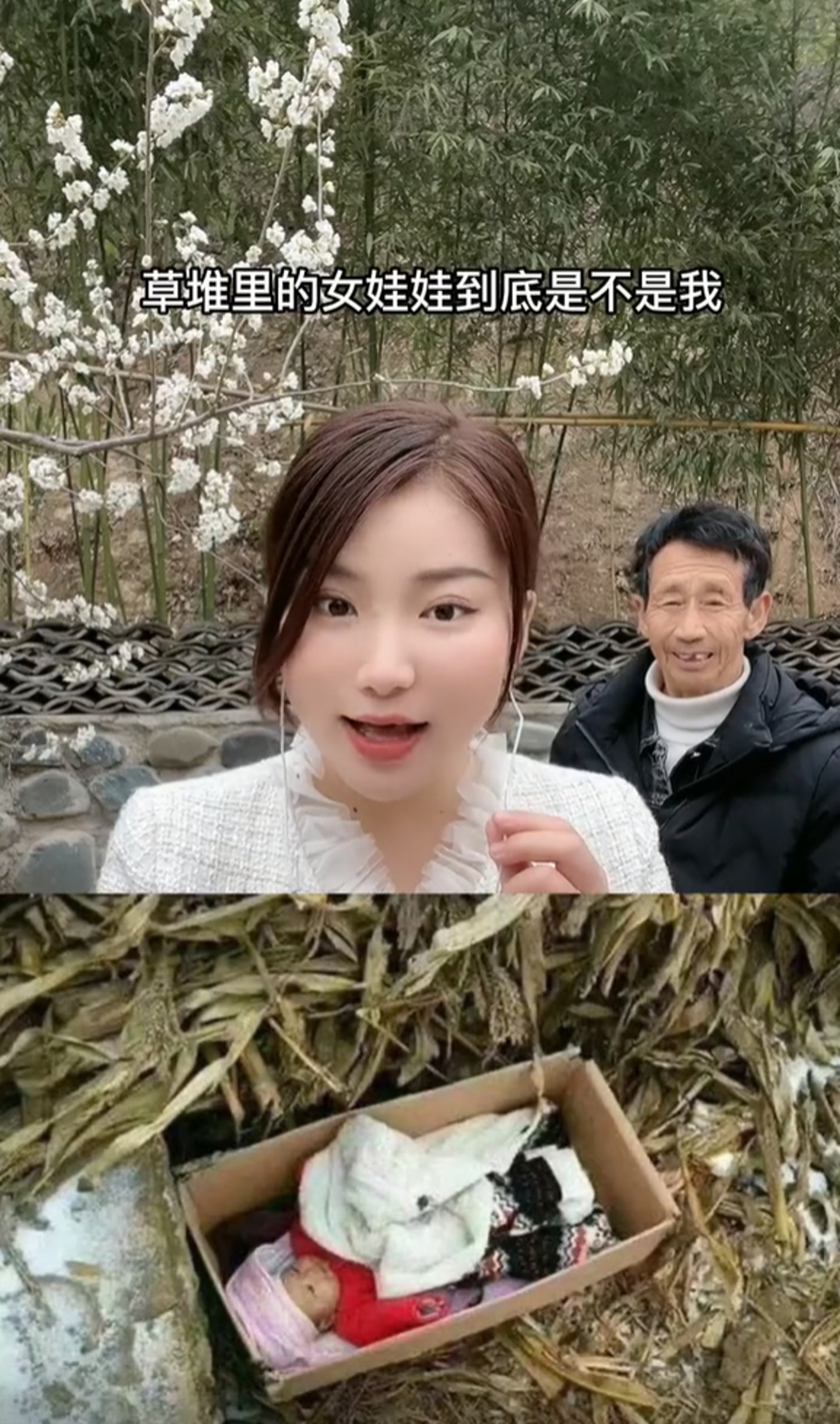 張雙起在50歲時撿到了張白鴿。