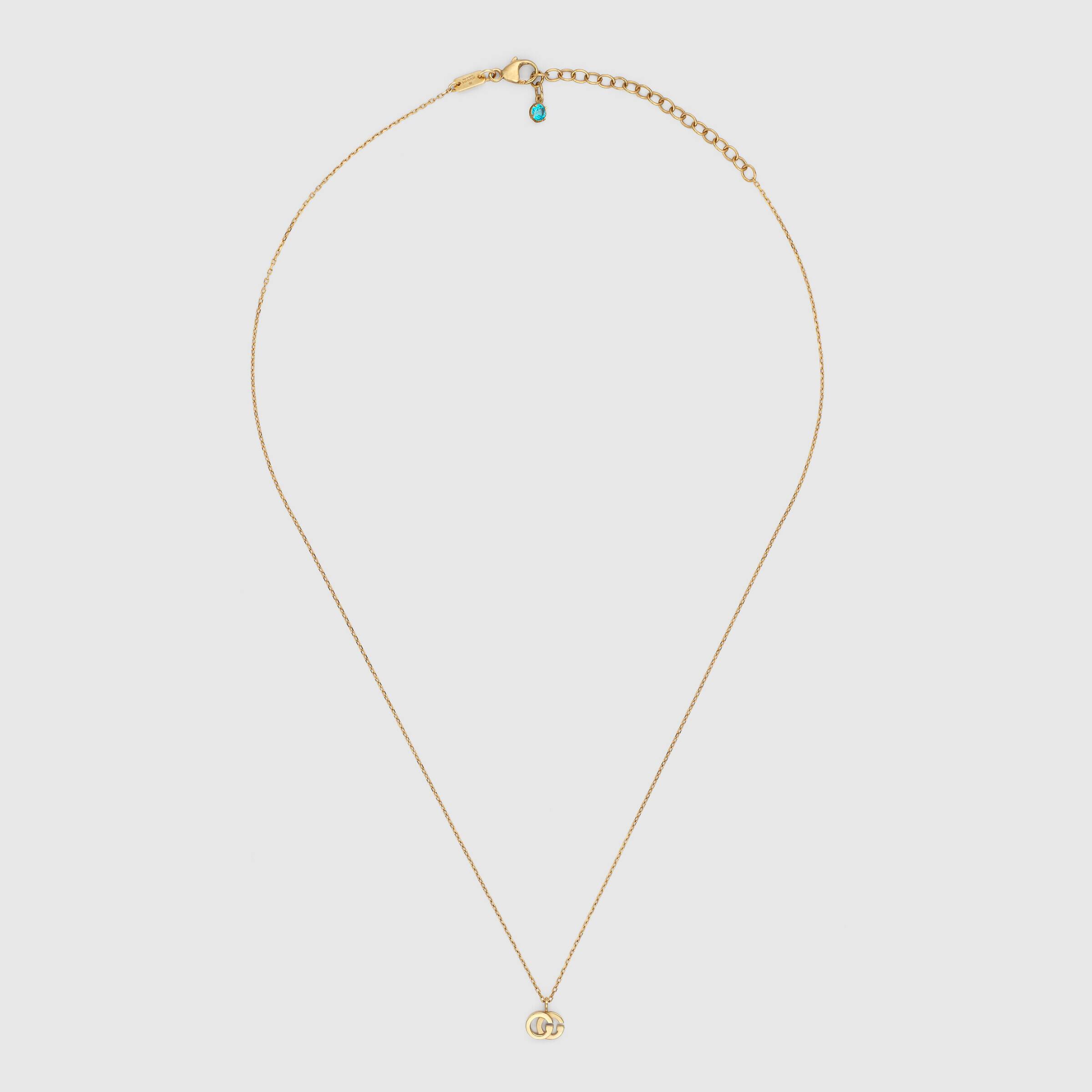 這款GG Running系列托帕石項鍊結合了Gucci經典的復古奢華風,簡約獨特的GGlogo設計亦能散發出高級感。