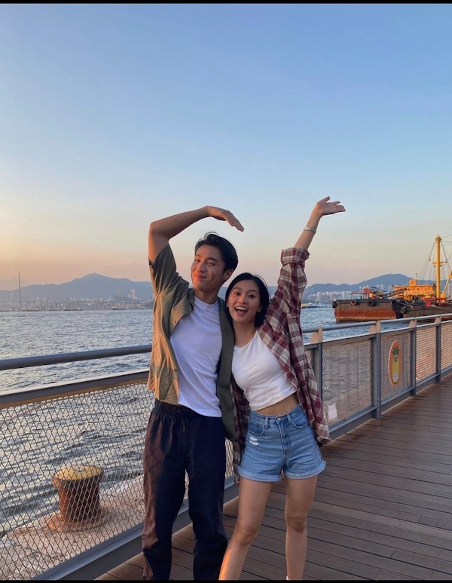 丁子朗同「A0」女神郭柏妍傳出緋聞。