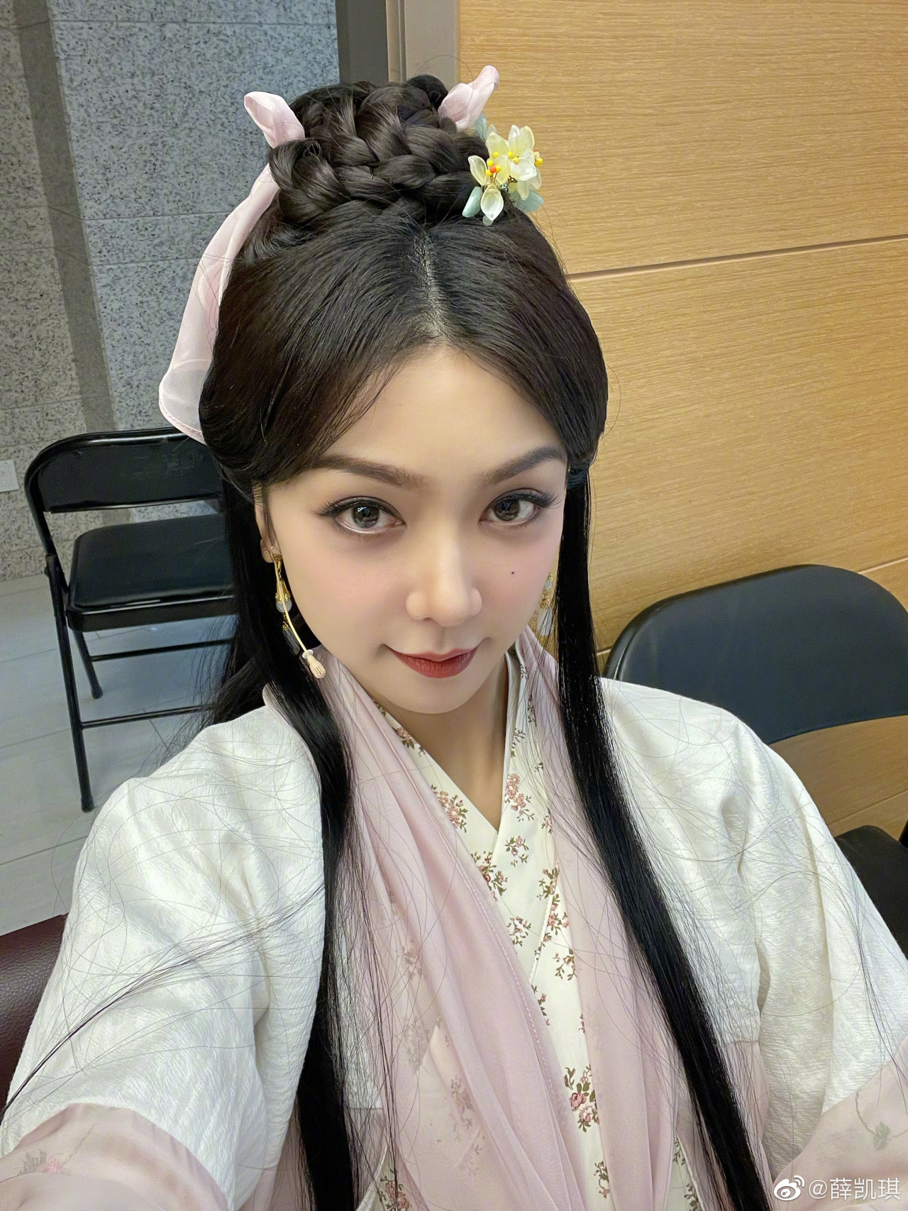 薛凱琪近日在節目飾演《天龍八部》的經典角色王語嫣。