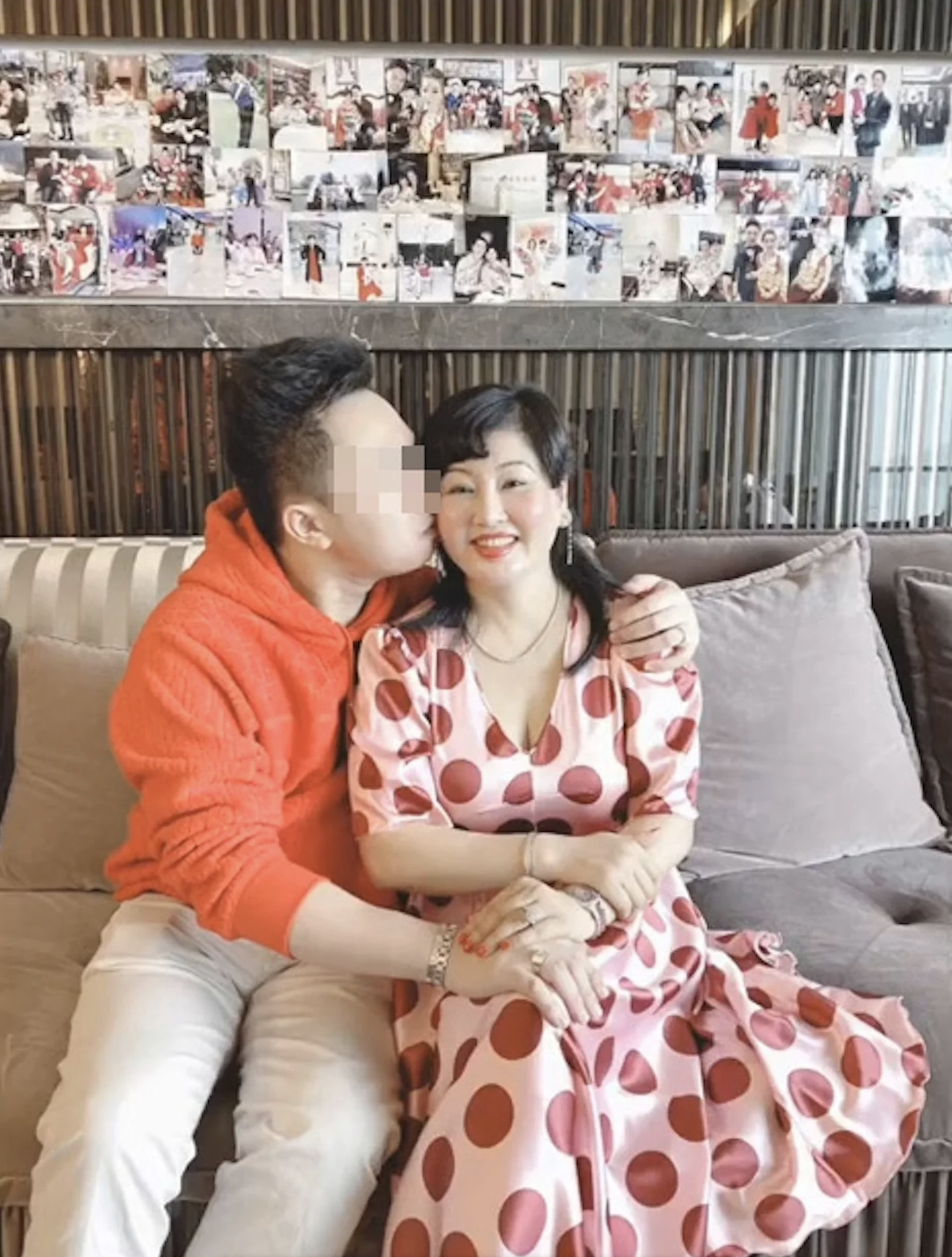 蔡天鳳母親與Chris亦情同母子