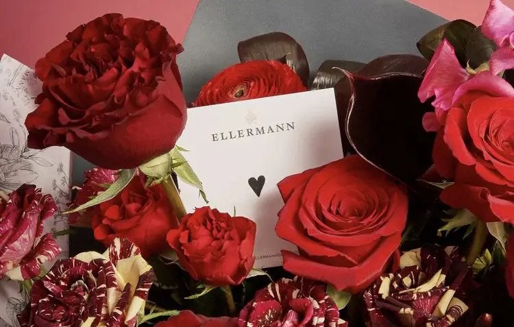 Ellermann Flower Boutique今年情人節推出Valentine’s Day Collection,花束有多款不同配色選擇。