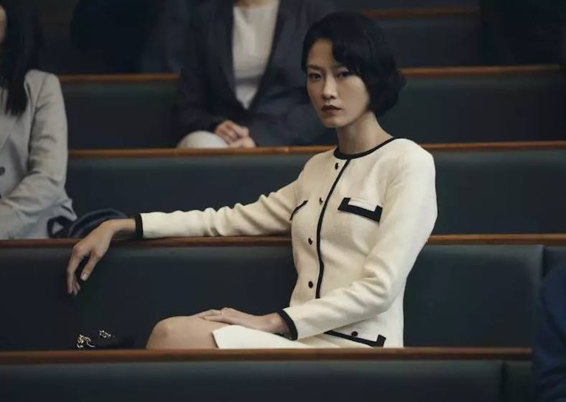 廖子妤在《毒舌大狀》中飾演大反派兼富商千金「鍾念華」,表現令人眼前一亮。