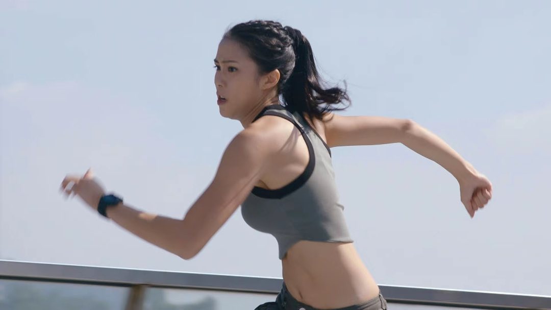 ,劉穎鏇指自己在未能抽空做gym的時間也會盡量跑步鍛鍊