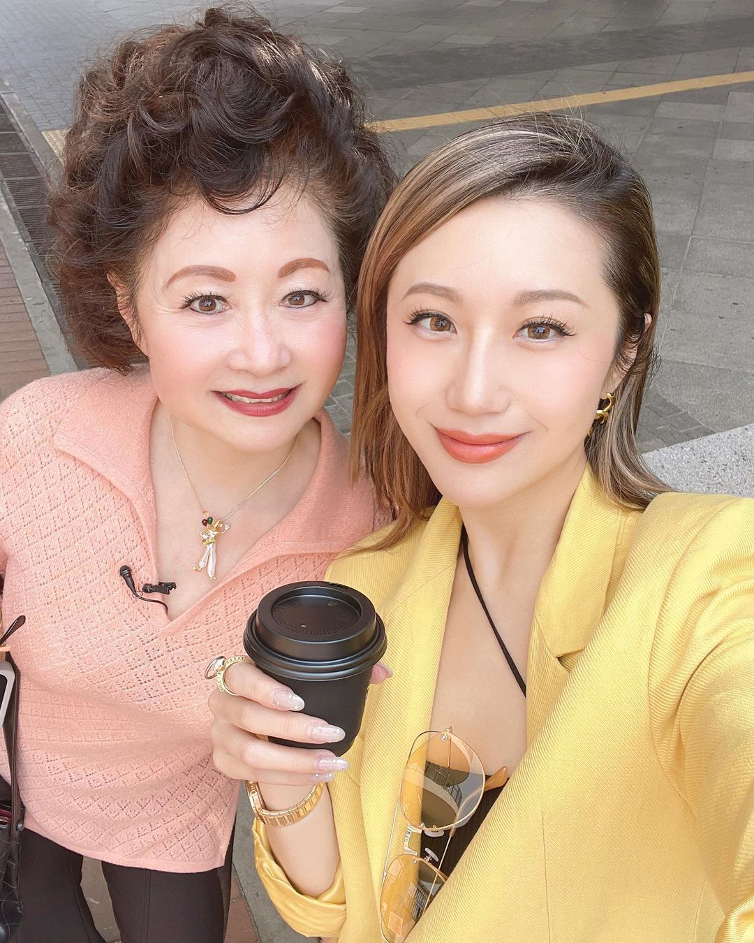 支媽媽亦有到現場為女兒加油打氣!