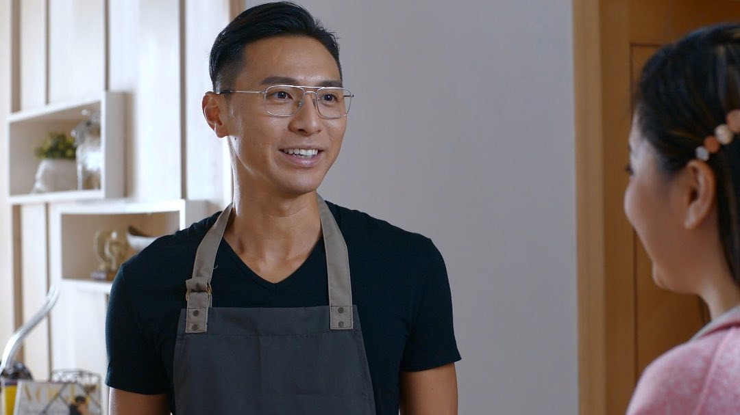 黃子恆飾演的沈教授性格孝順內斂