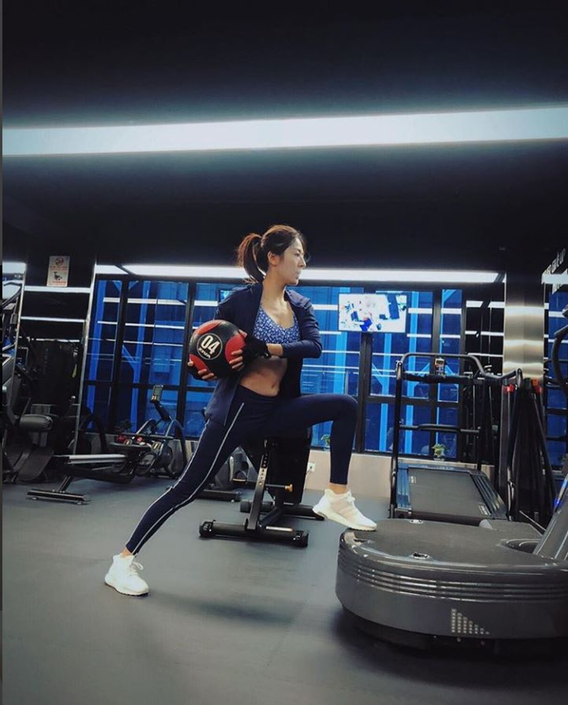 唐詩詠平時熱愛做gym。