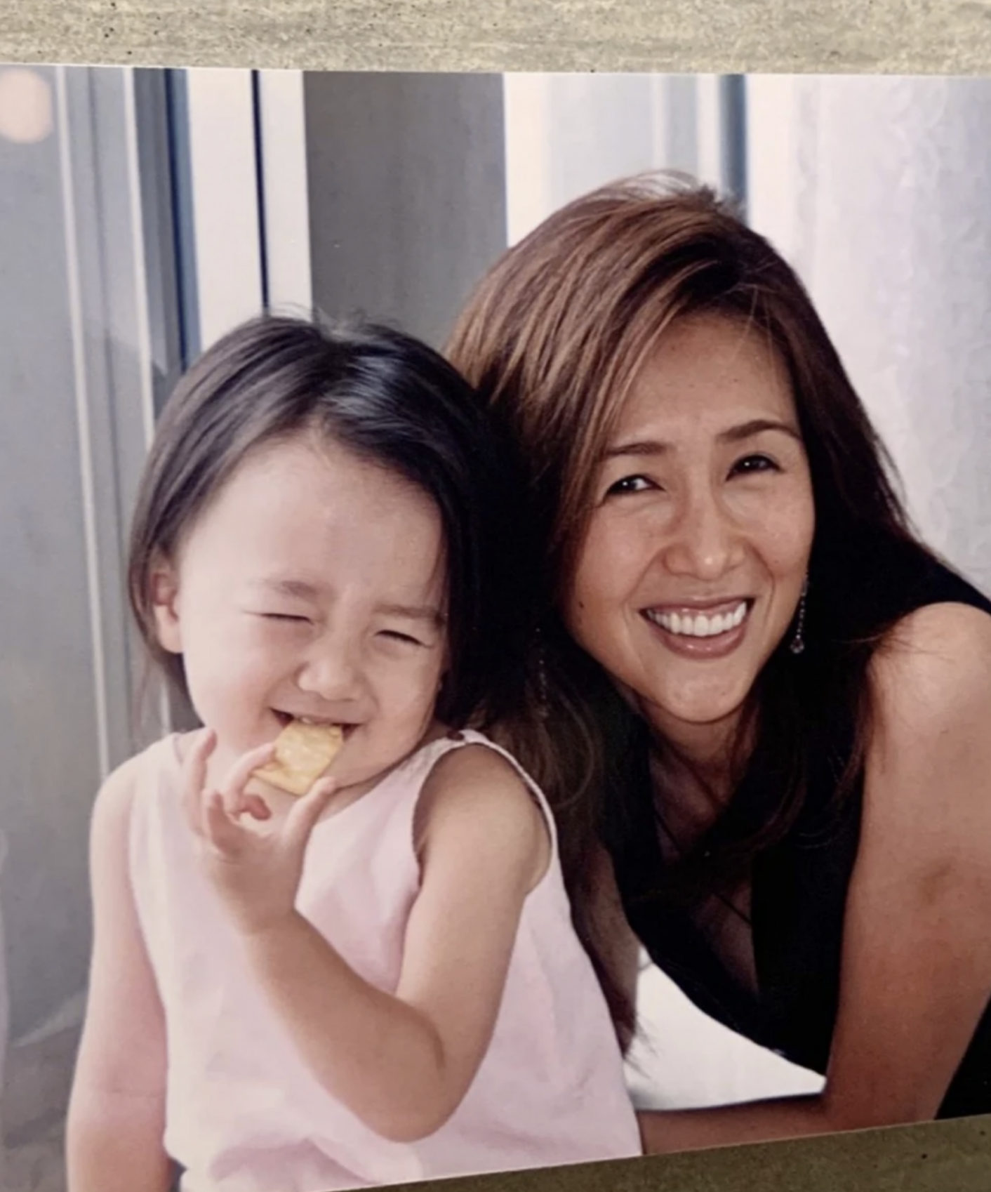 工藤靜香與女兒合照