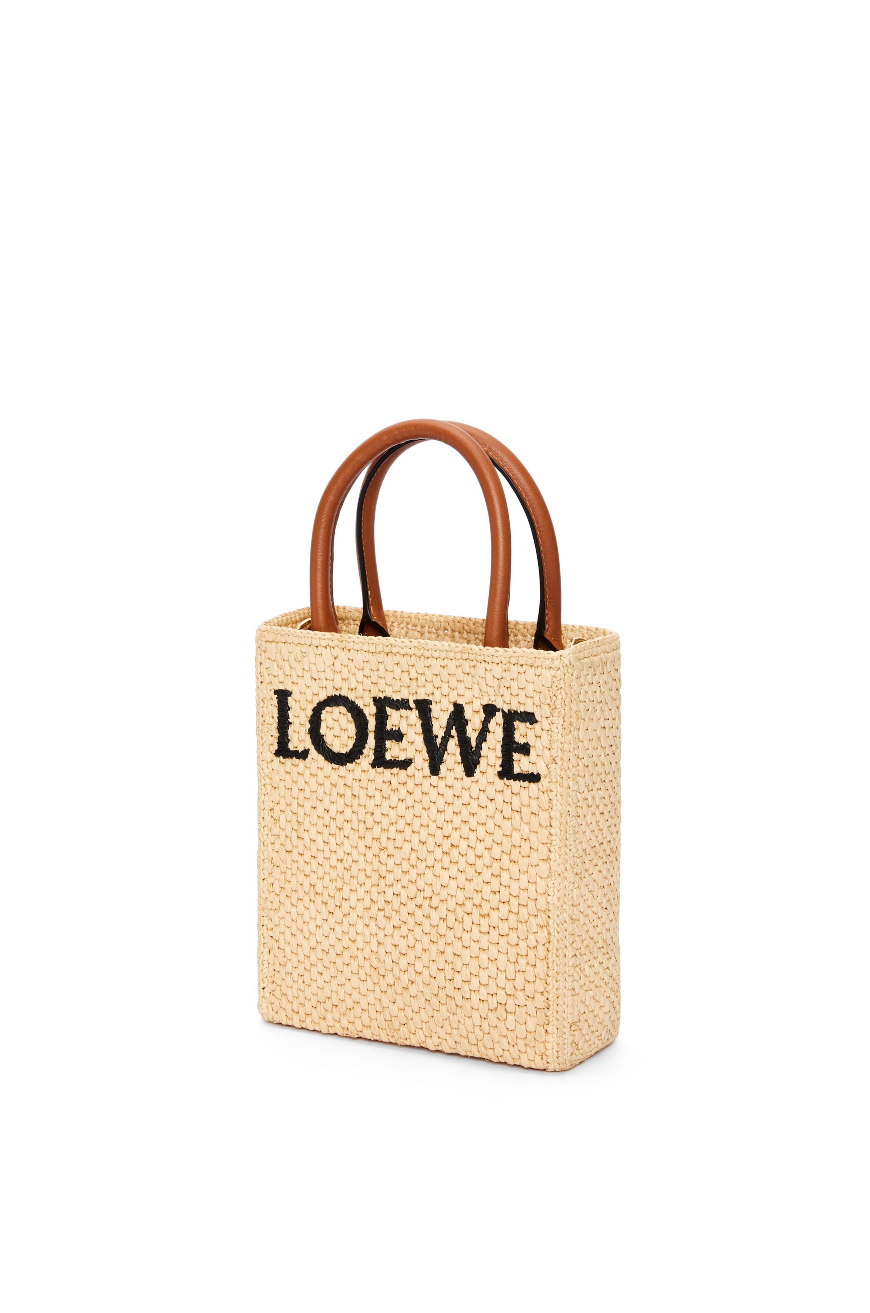 LOEWE 酒椰纖維標準A5手提包 $9,750