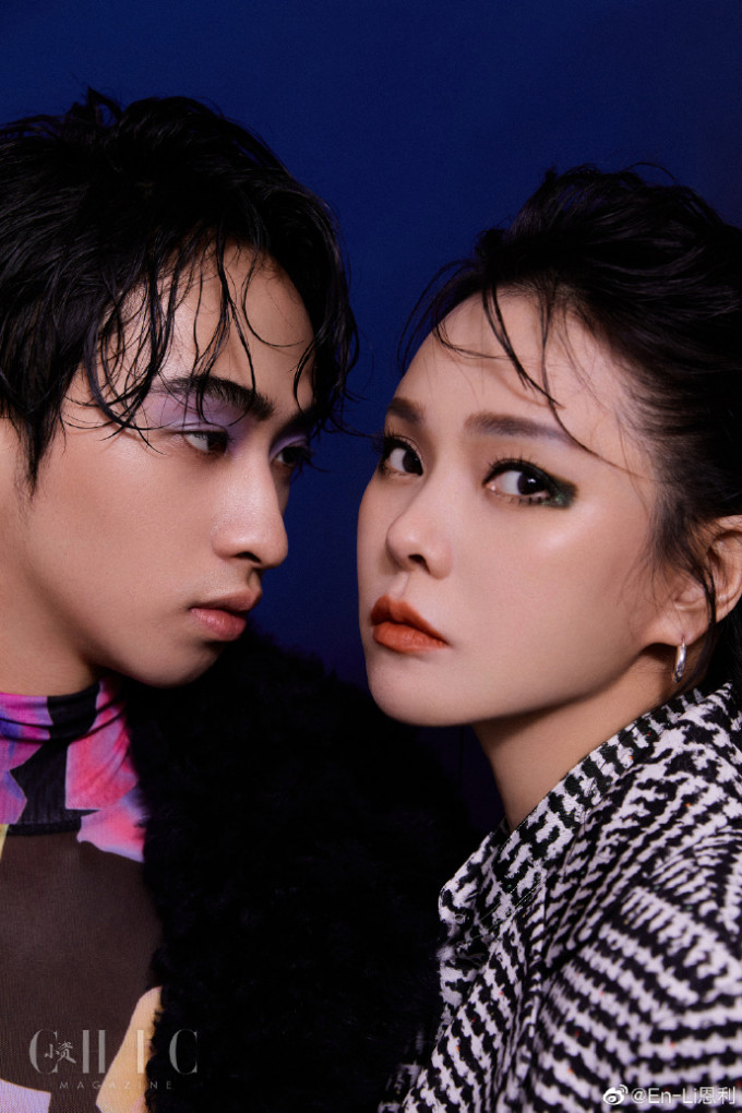 伊能靜表示兒子的兩面性她都愛。