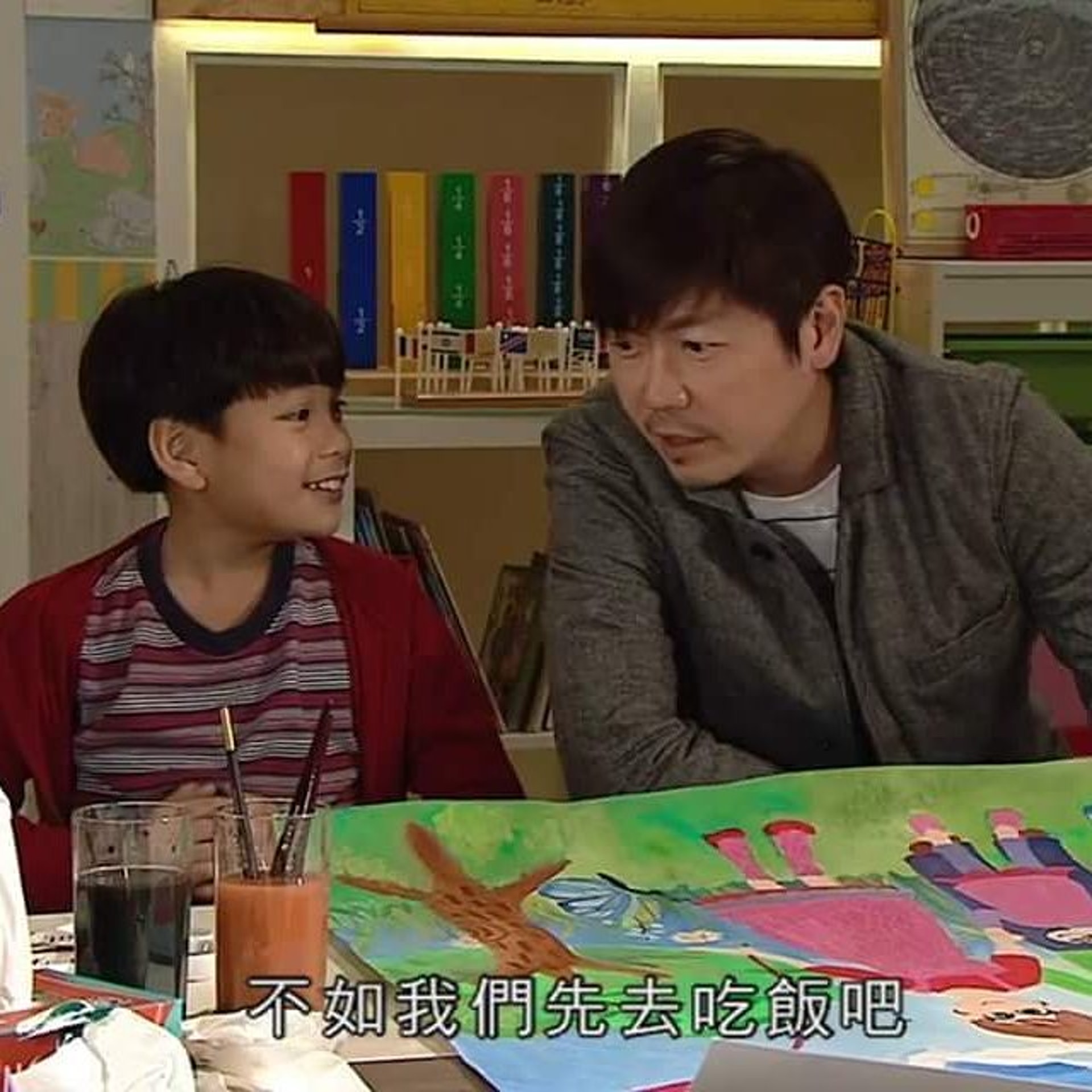 《超能老豆》中飾演李思捷兒子的「燒腩仔」羅梓龍。