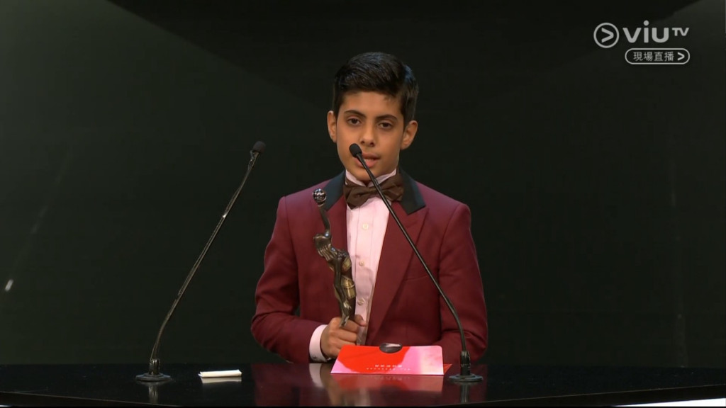 現年10歲的林諾憑《白日青春》奪得《第41屆香港電影金像獎》的「最佳新演員」