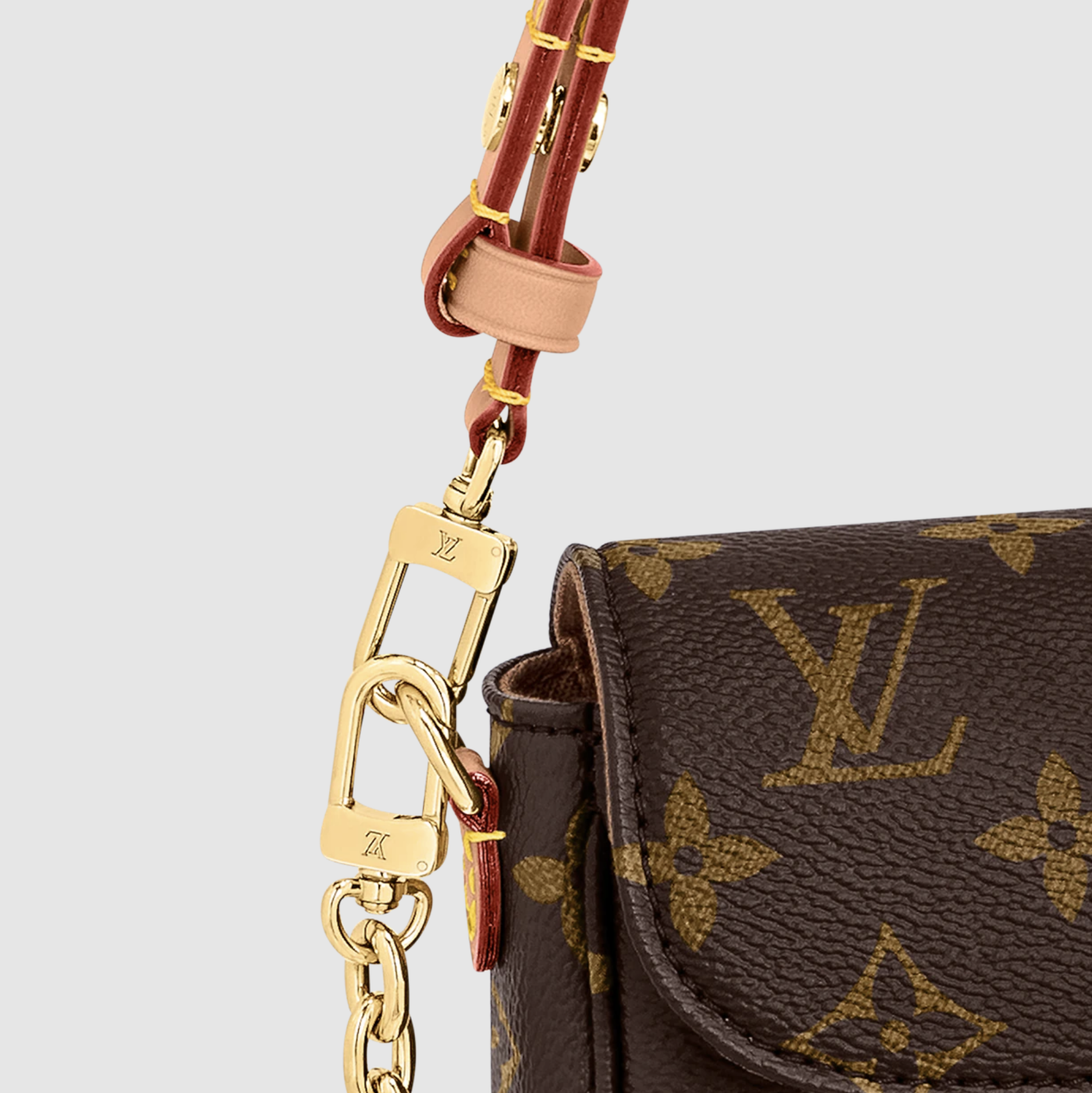 Louis Vuitton早前推出的新成員Wallet on Chain Ivy。