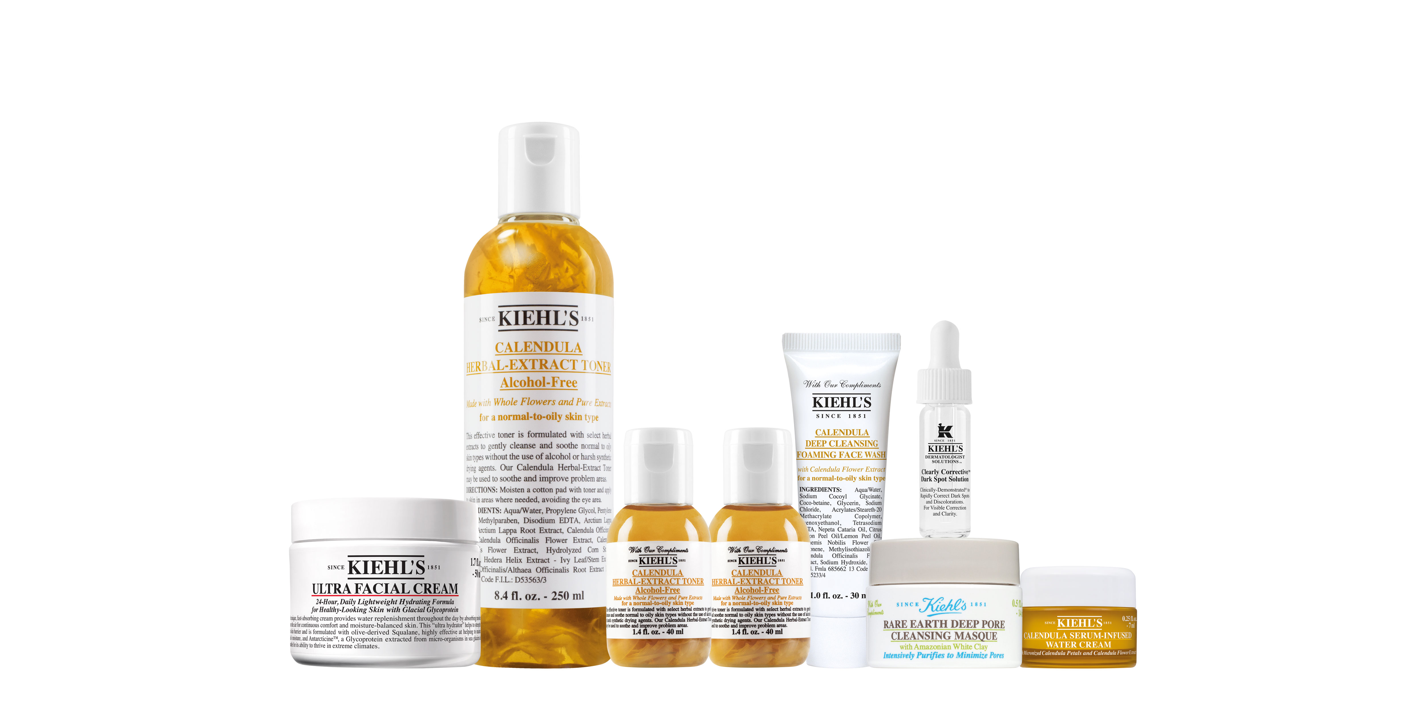 Kiehl's特效保濕乳霜及金盞花套裝