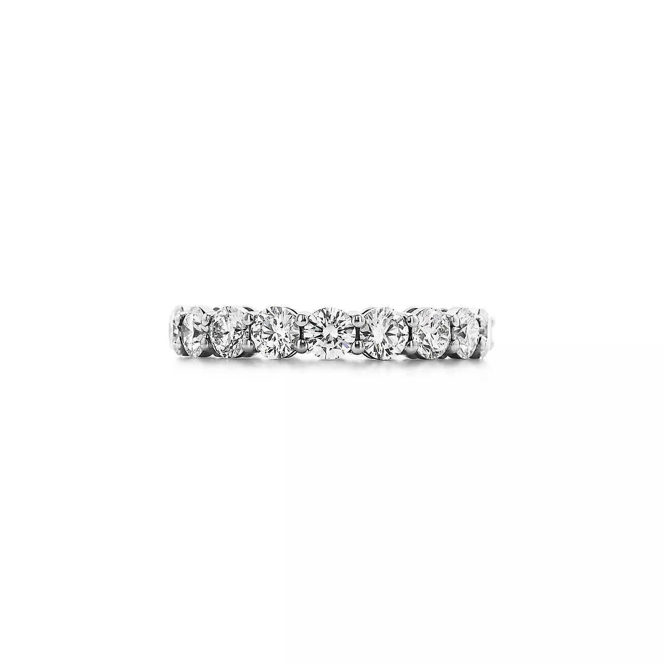 結婚戒指推薦：Tiffany Forever 結婚戒指（鉑金鑲全環鑽石）