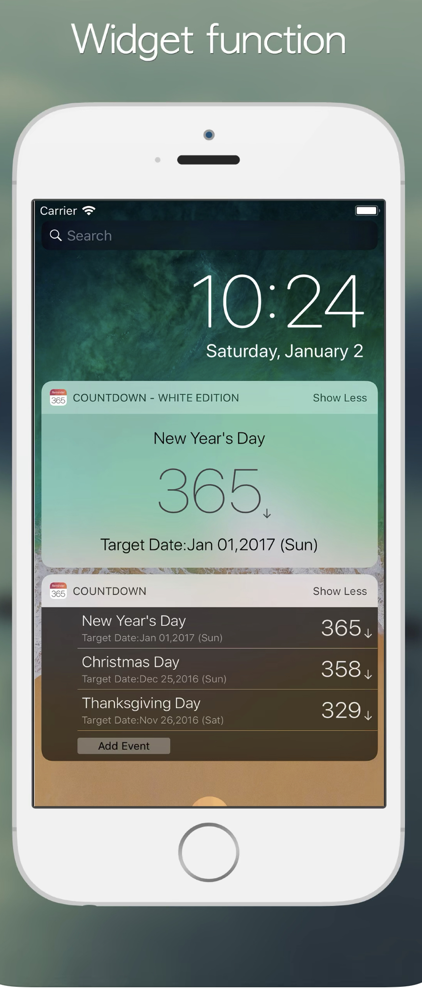 倒數功能幫你「倒數計時」