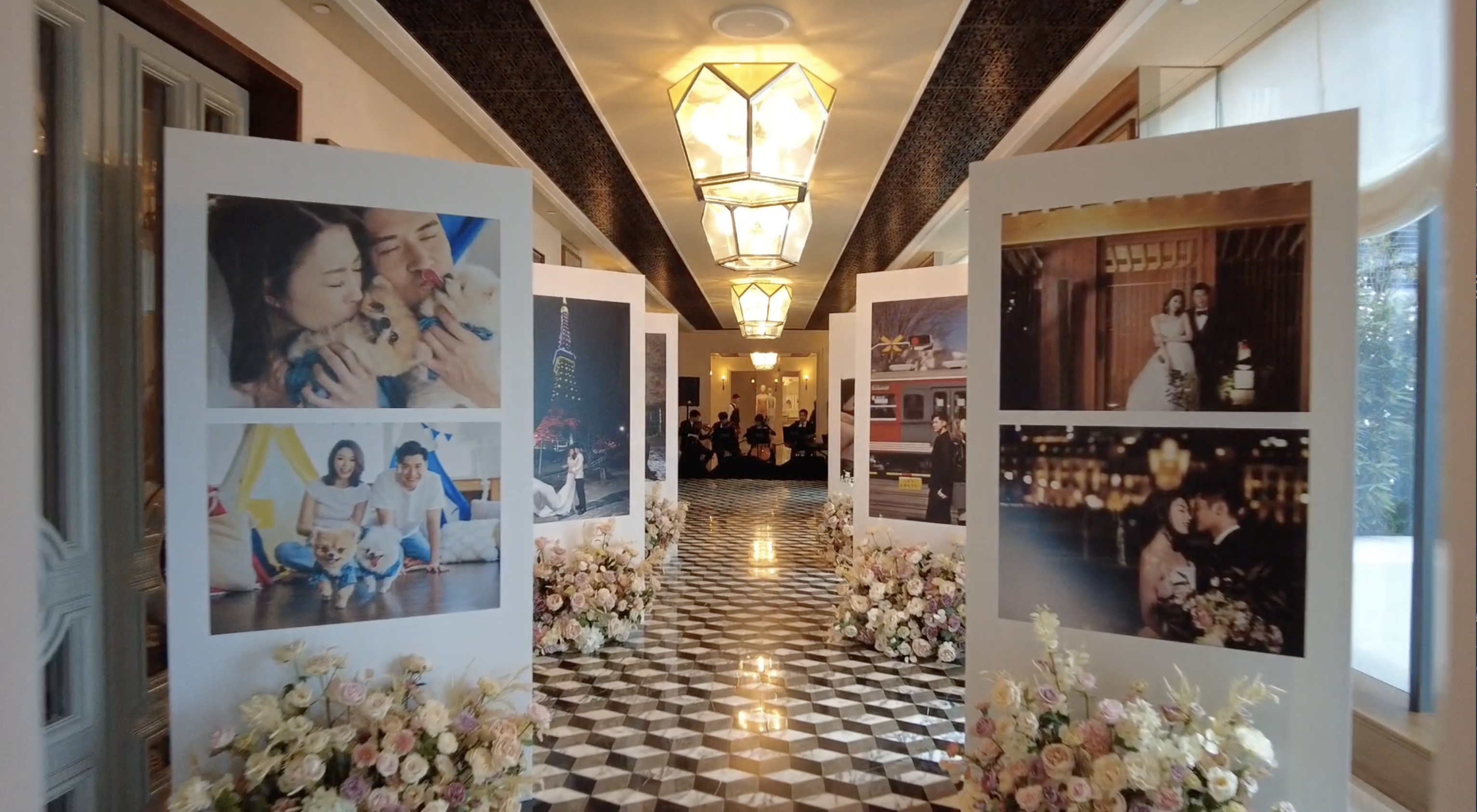 連詩雅與陳家樂婚禮現場