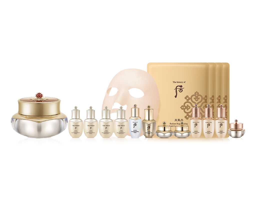 The history of Whoo天氣丹 光耀煥活緊顏滋養霜套裝 $2,220（價值$5,959）