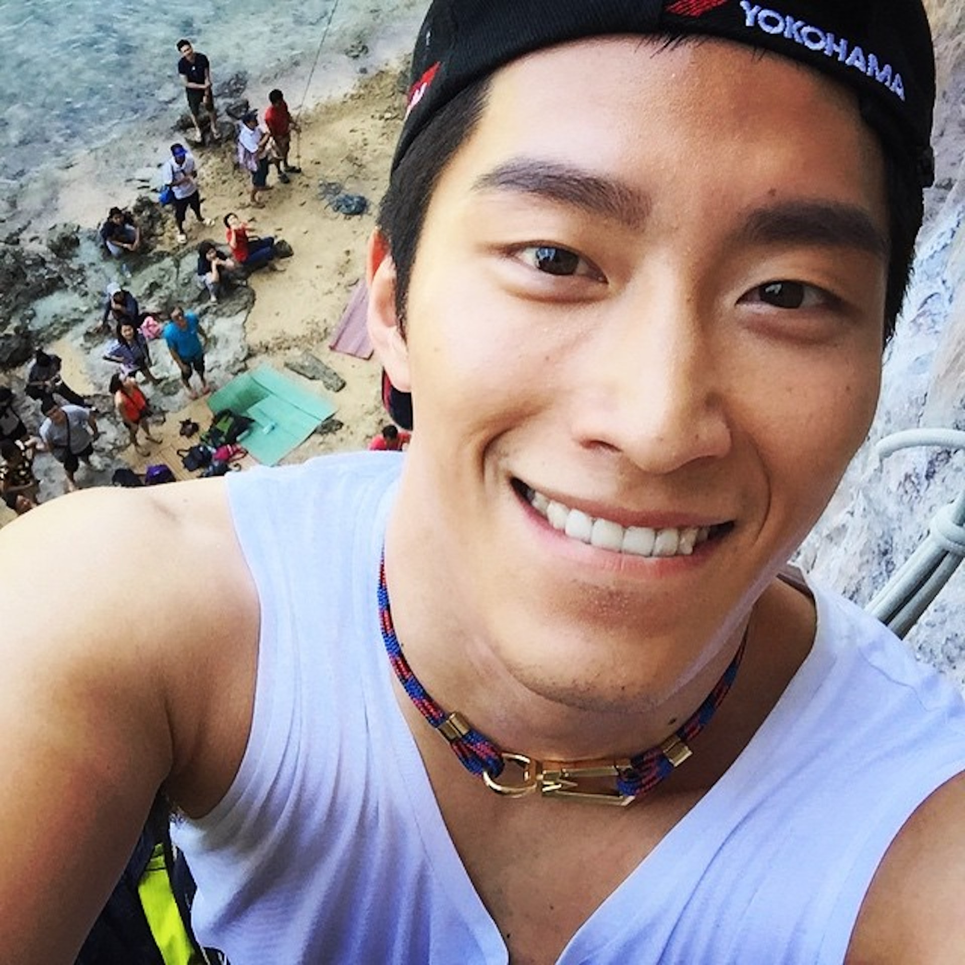 竇驍非常陽光。